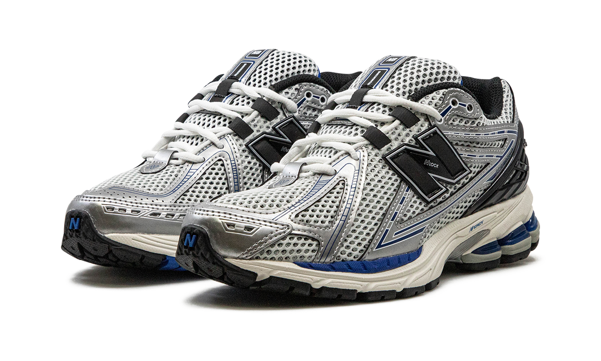 new balance 1906r metallic silver blue+M1906RCD+diagnol left view