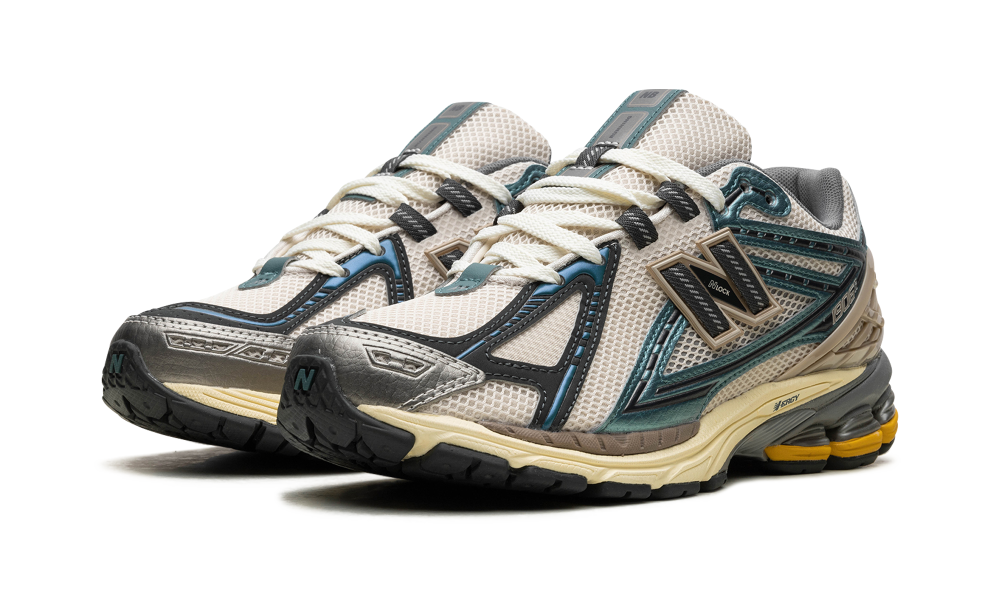 new balance 1906r metallic teal new spruce+M1906RRC+diagnol left view