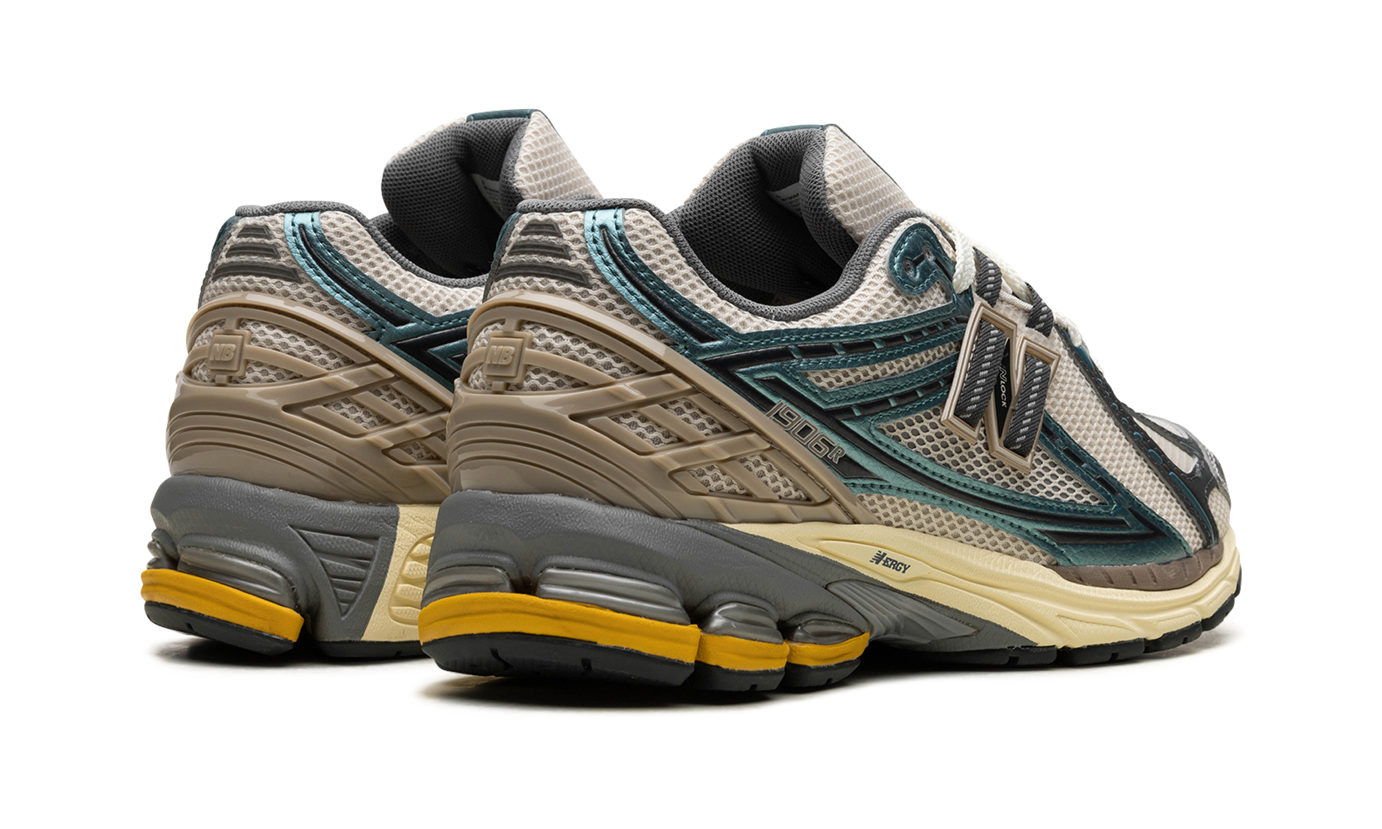 new balance 1906r metallic teal new spruce+M1906RRC+diagnol right behind view