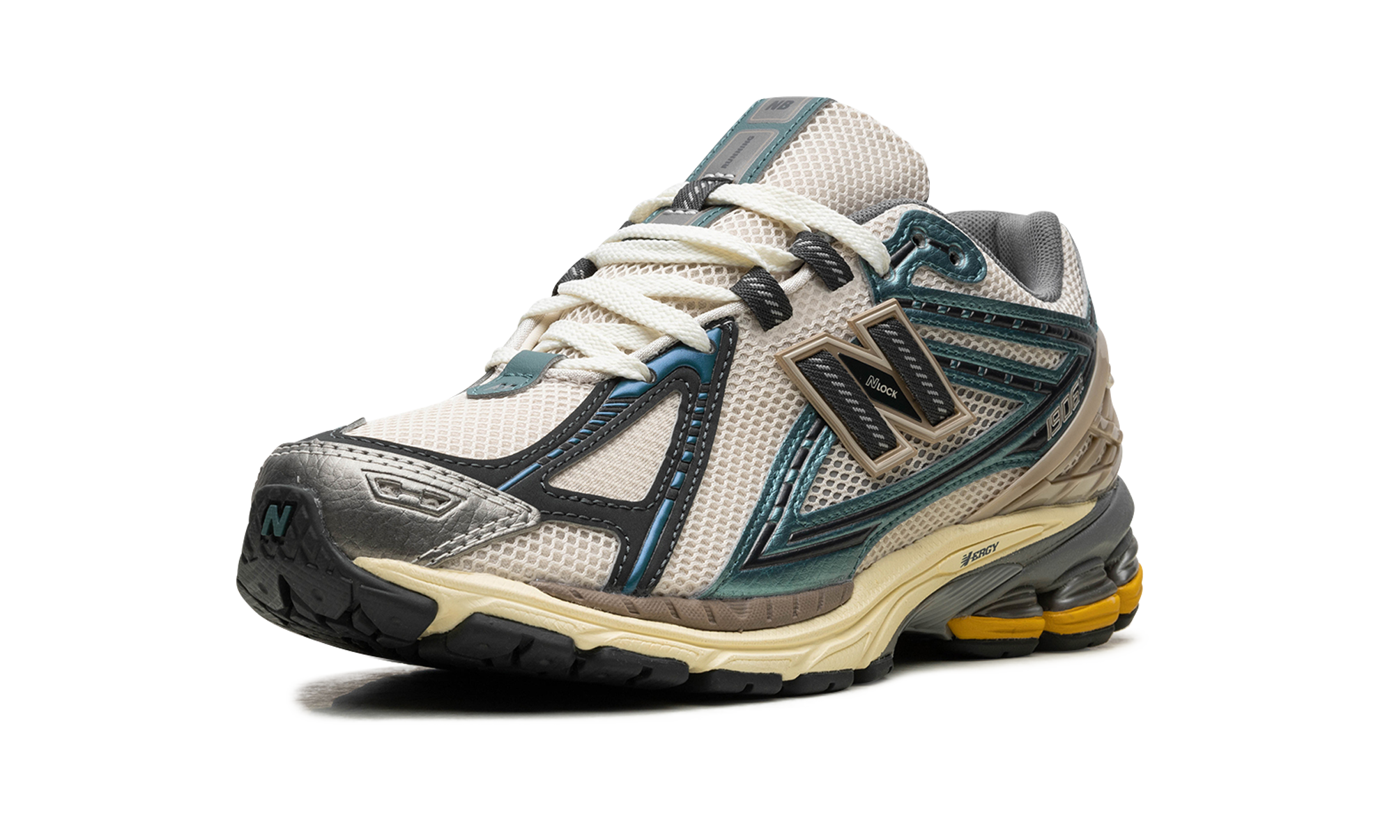 new balance 1906r metallic teal new spruce+M1906RRC+left diagnol single view