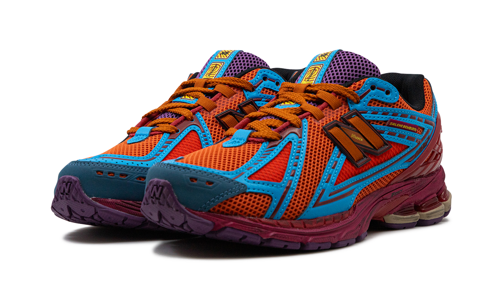new balance 1906r salehe bembury heat be hot magma+M1906RHS+diagnol left view