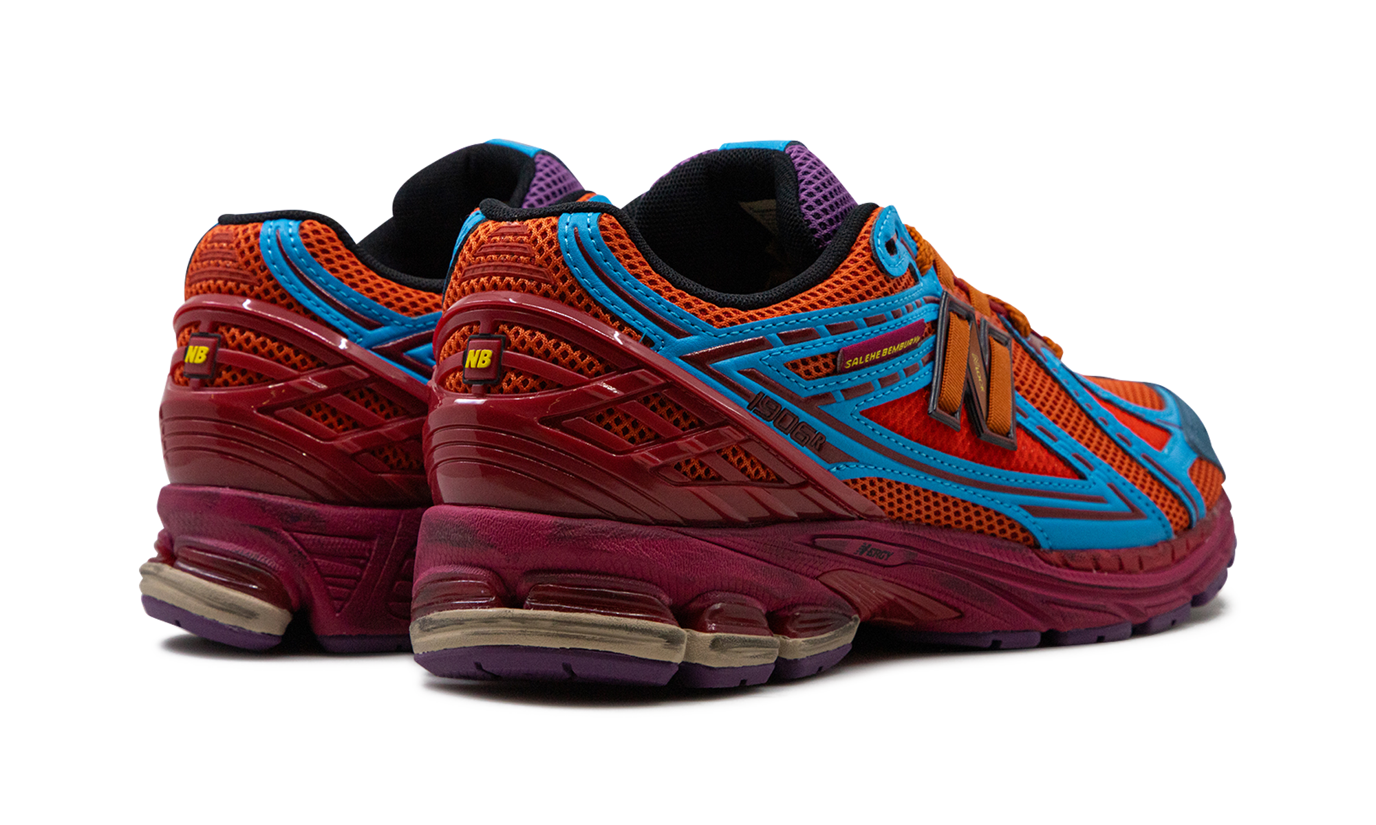 new balance 1906r salehe bembury heat be hot magma+M1906RHS+diagnol right behind view