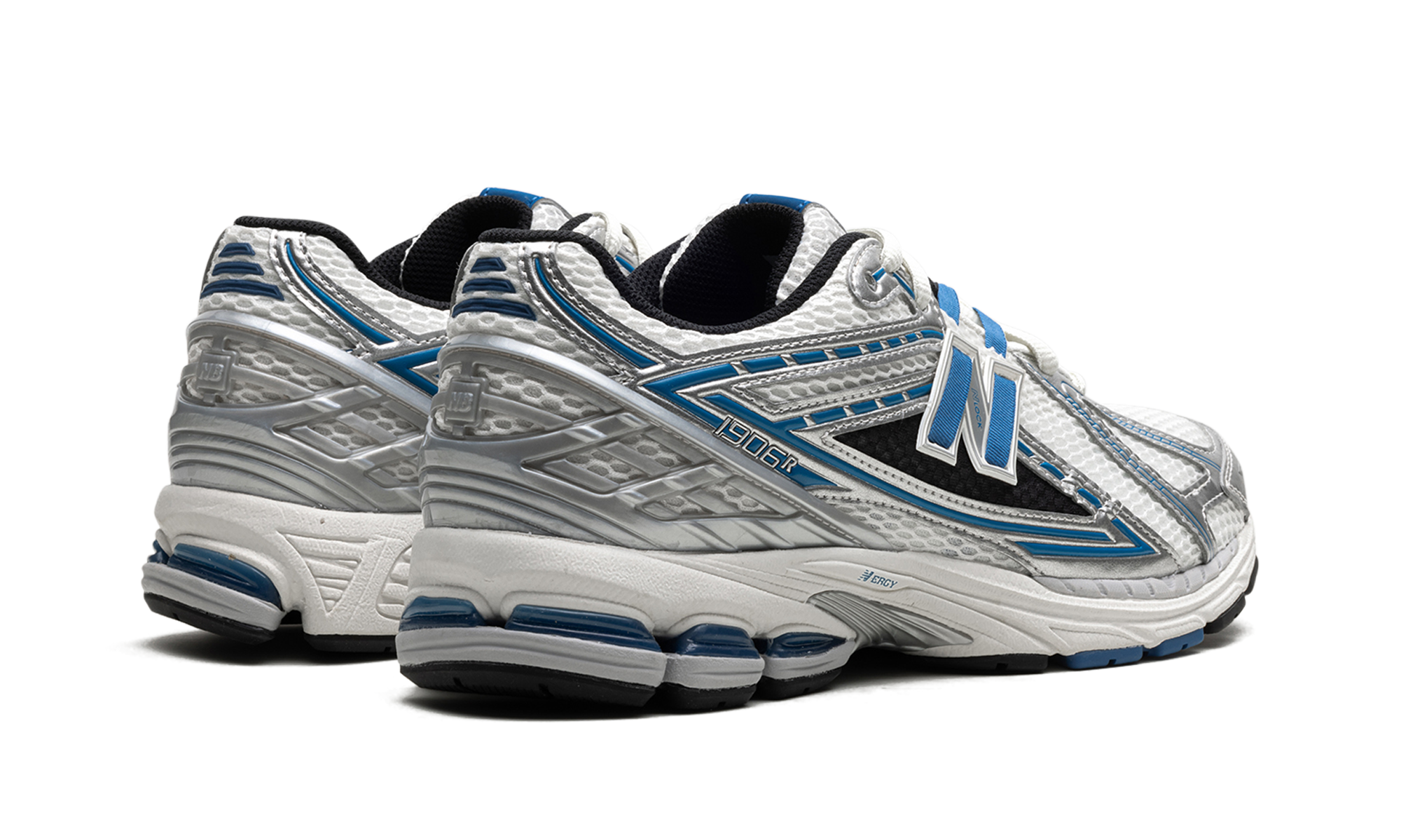 new balance 1906r silver metallic blue agate+M1906REB+diagnol right behind view