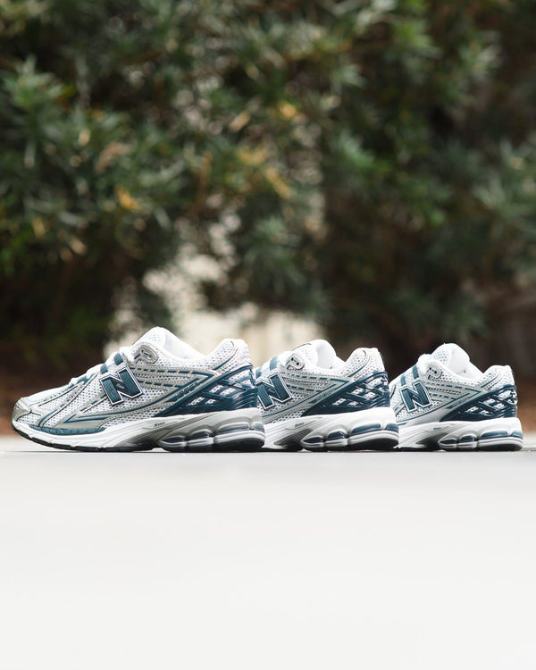 New Balance 1906R Silver Metallic Deep Ocean, Lifestyle View 1, SKU U1906RCE