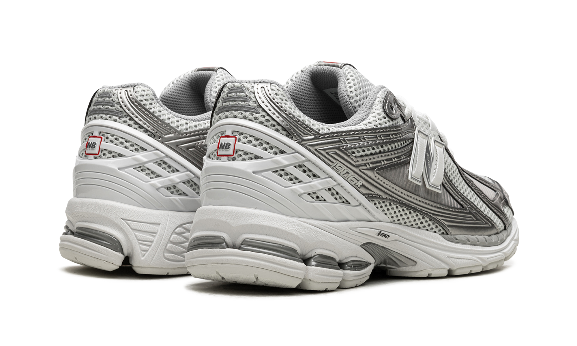 new balance 1906r urbancore silver+M1906RCB+diagnol right behind view