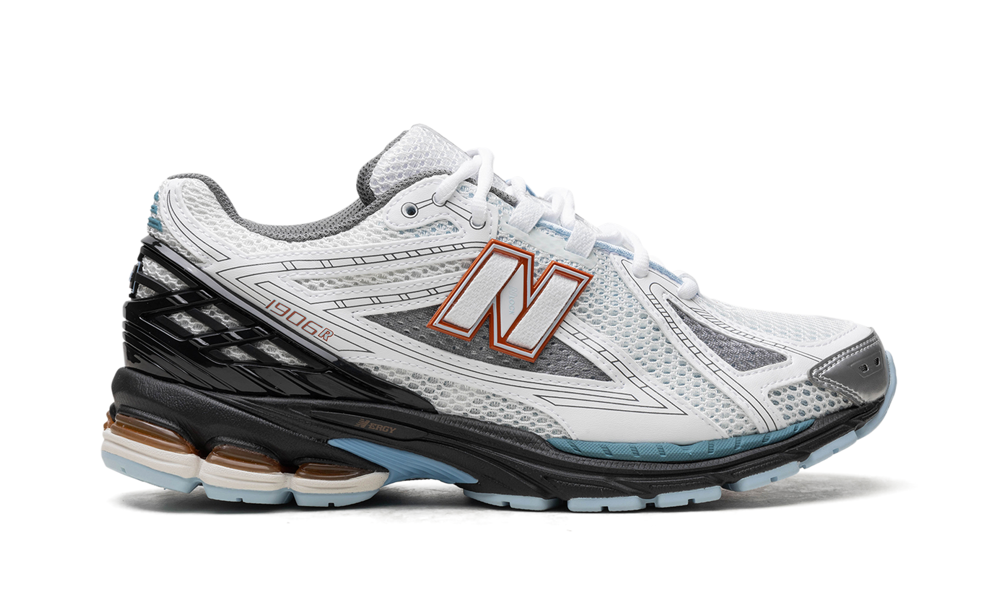 new balance 1906r white black copper+M1906RBO+right view