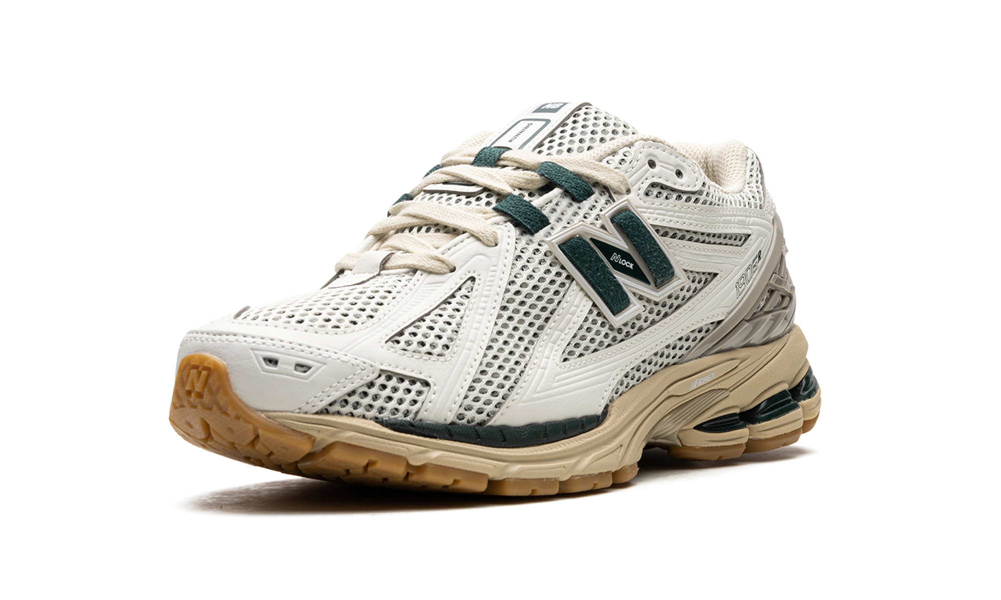 new balance 1906r white green cream+M1906RQ+left diagnol single view