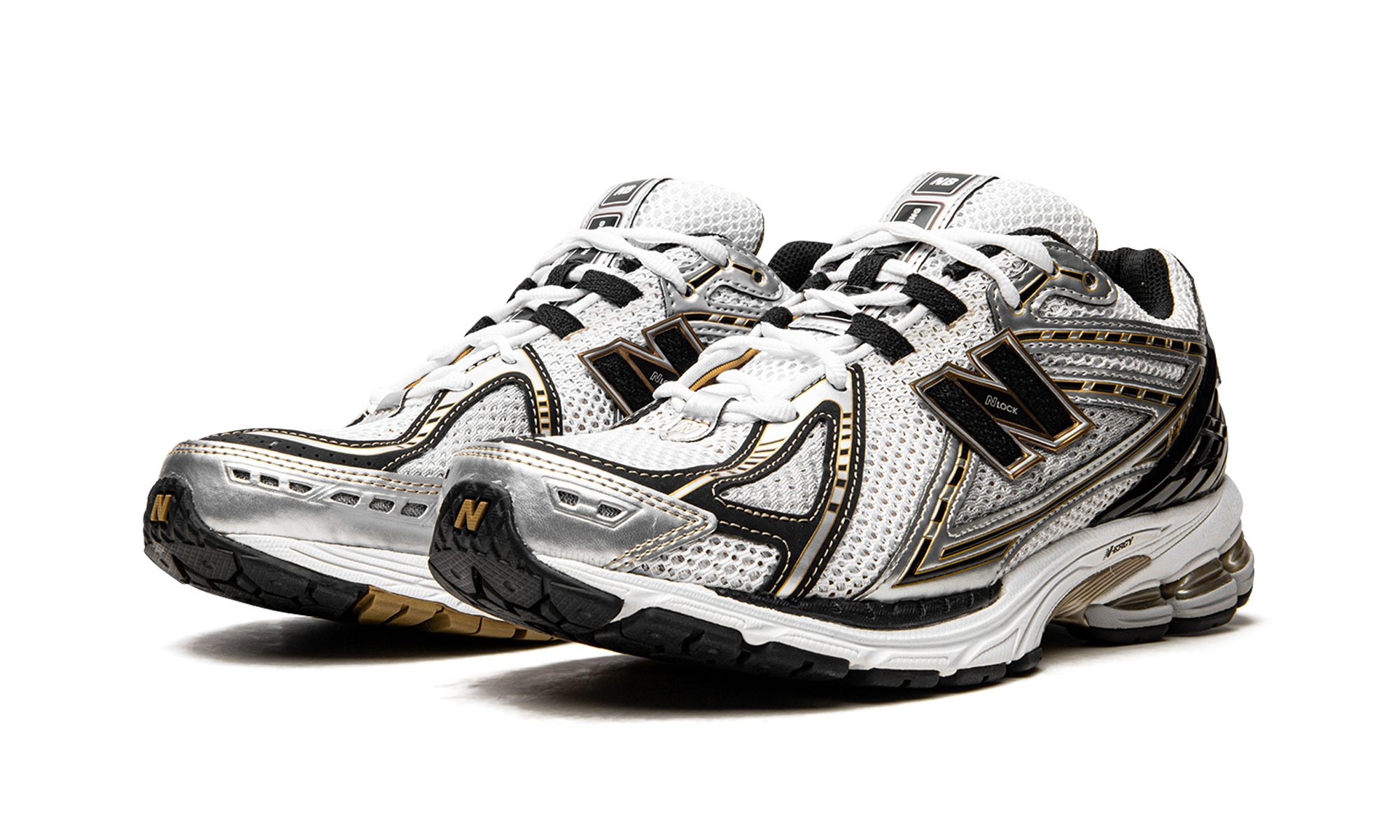 new balance 1906r white metallic gold+M1906RA+diagnol left view