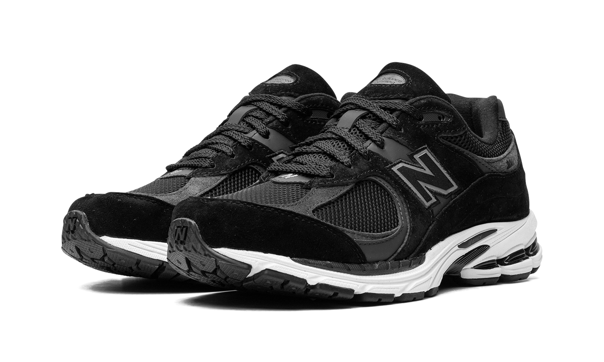 new balance 2002r black gunmetal+M2002RBK+diagnol left view