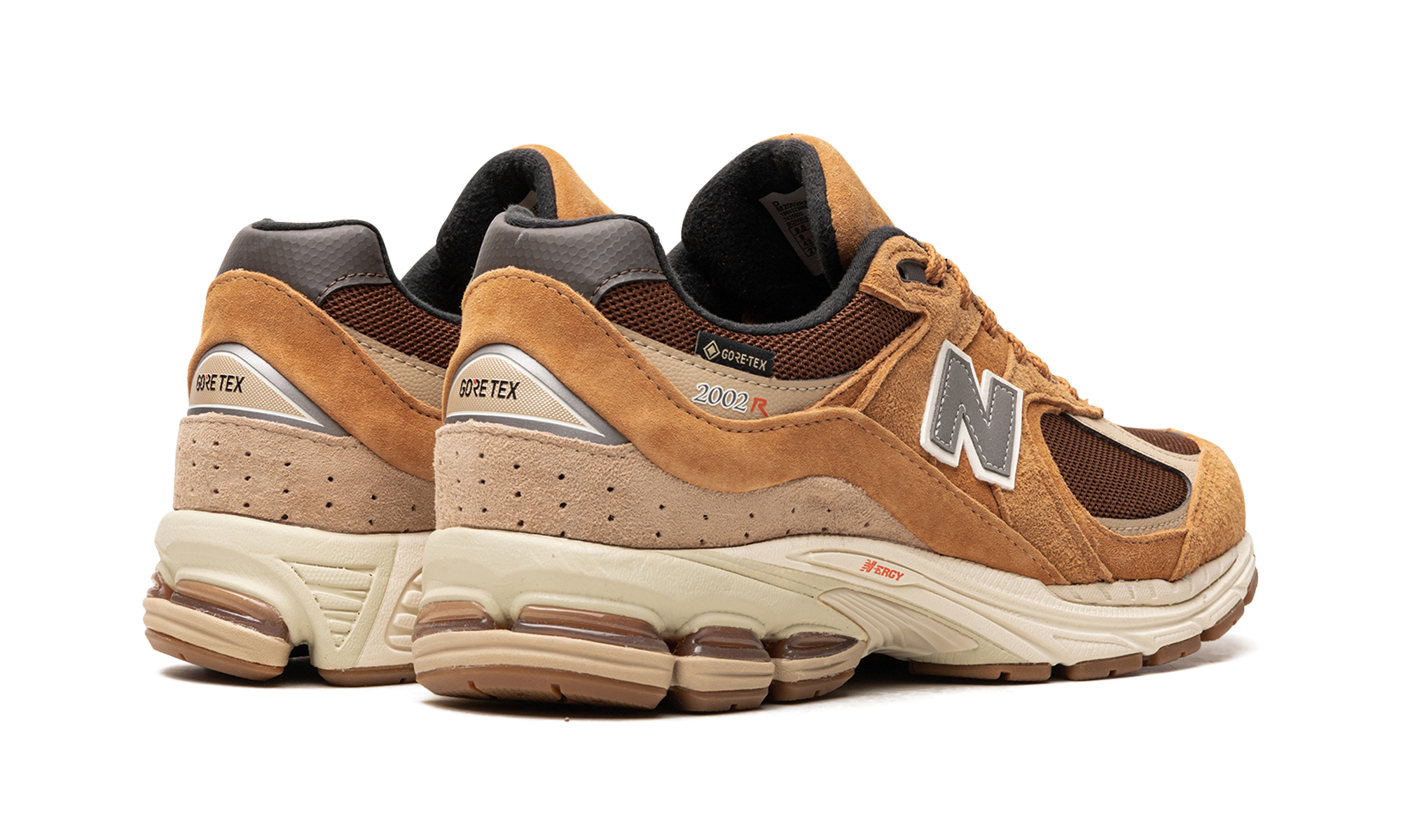new balance 2002r gore tex tobacco+M2002RXG+diagnol right behind view