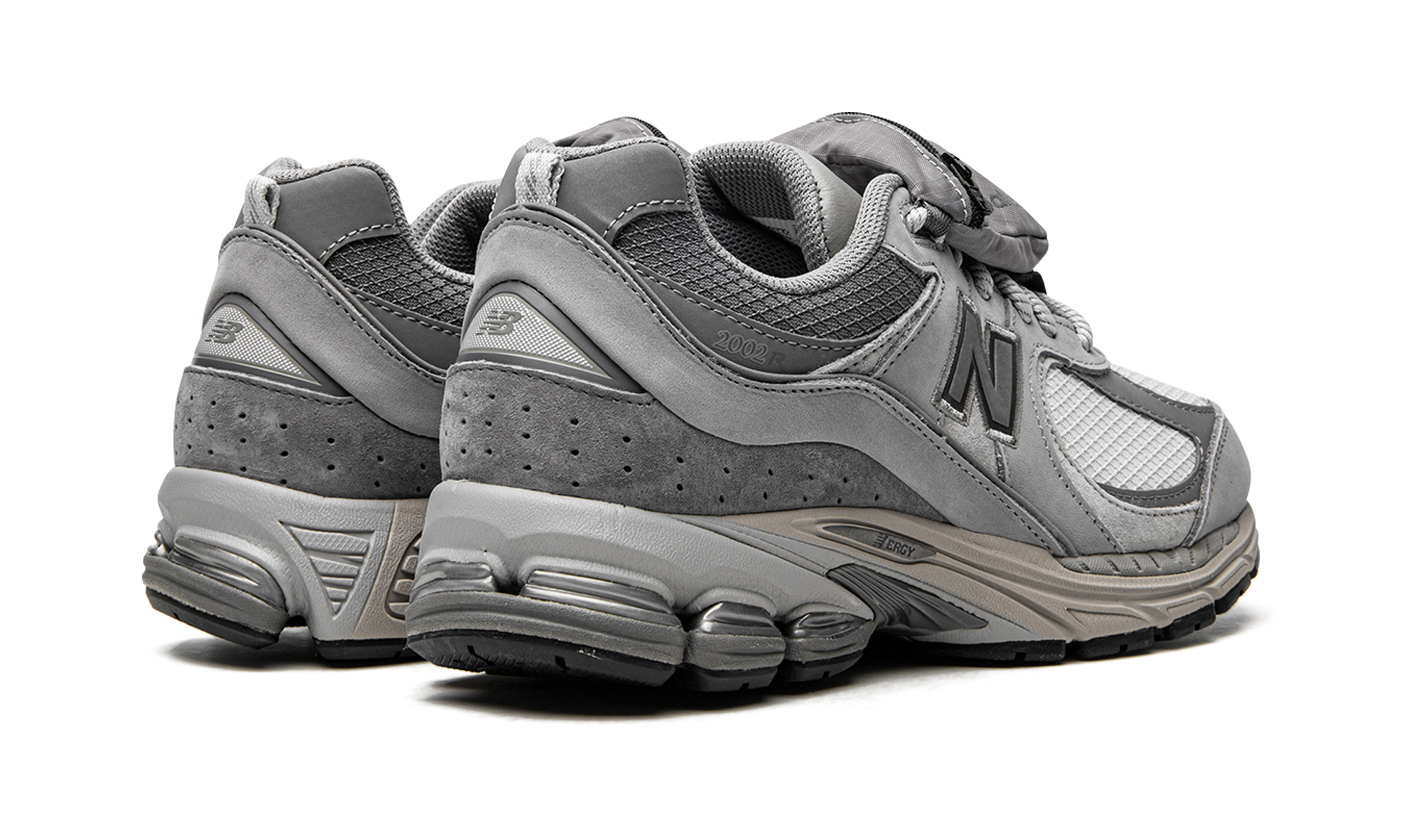 new balance 2002r grey pocket+M2002RVC+diagnol right behind view