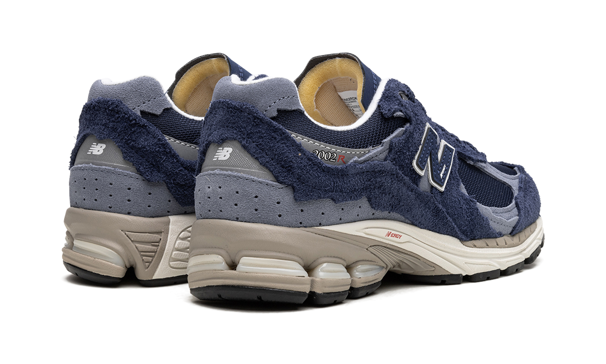 new balance 2002r protection pack navy grey+M2002RDK+diagnol right behind view