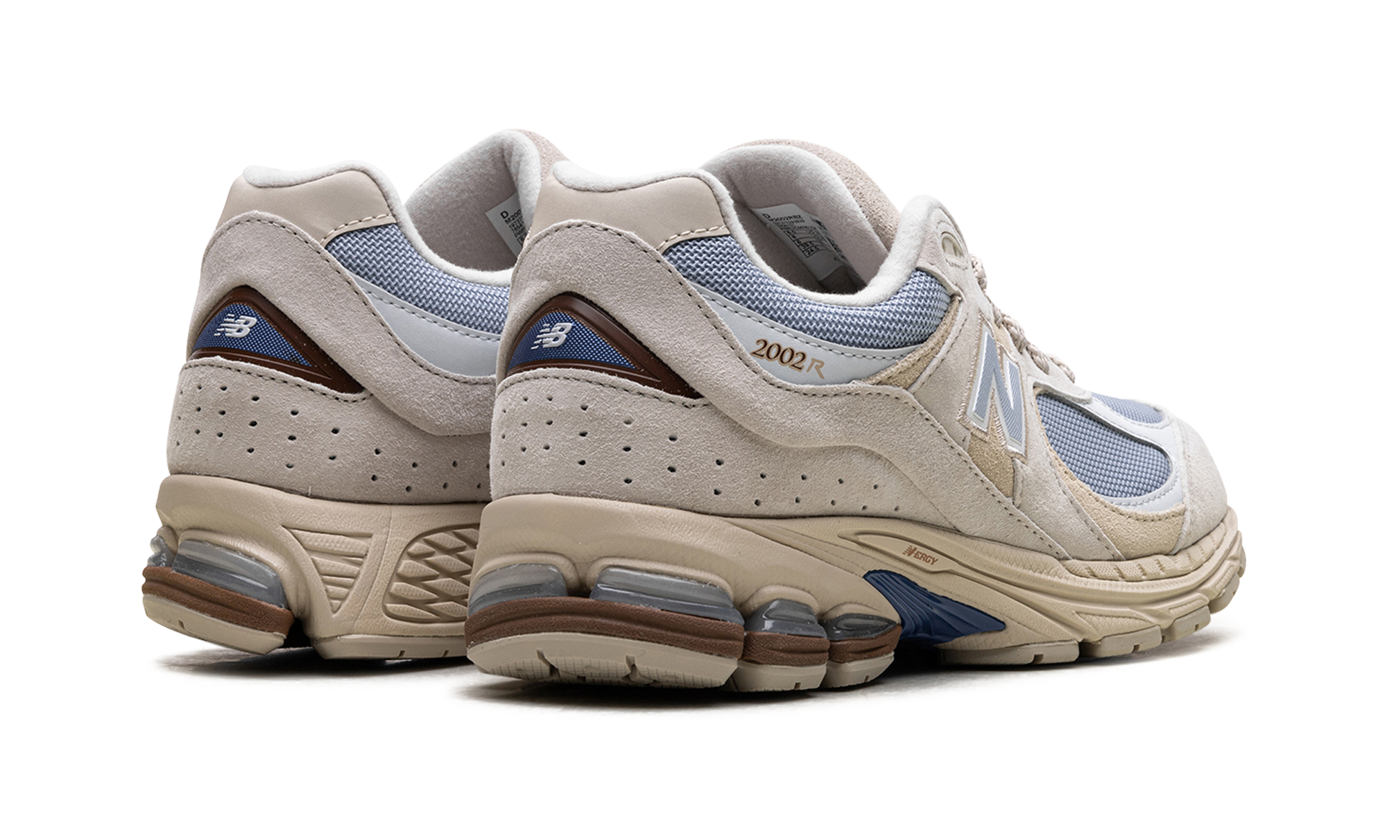 new balance 2002r sandstone light arctic grey+M2002RBZ+diagnol right behind view