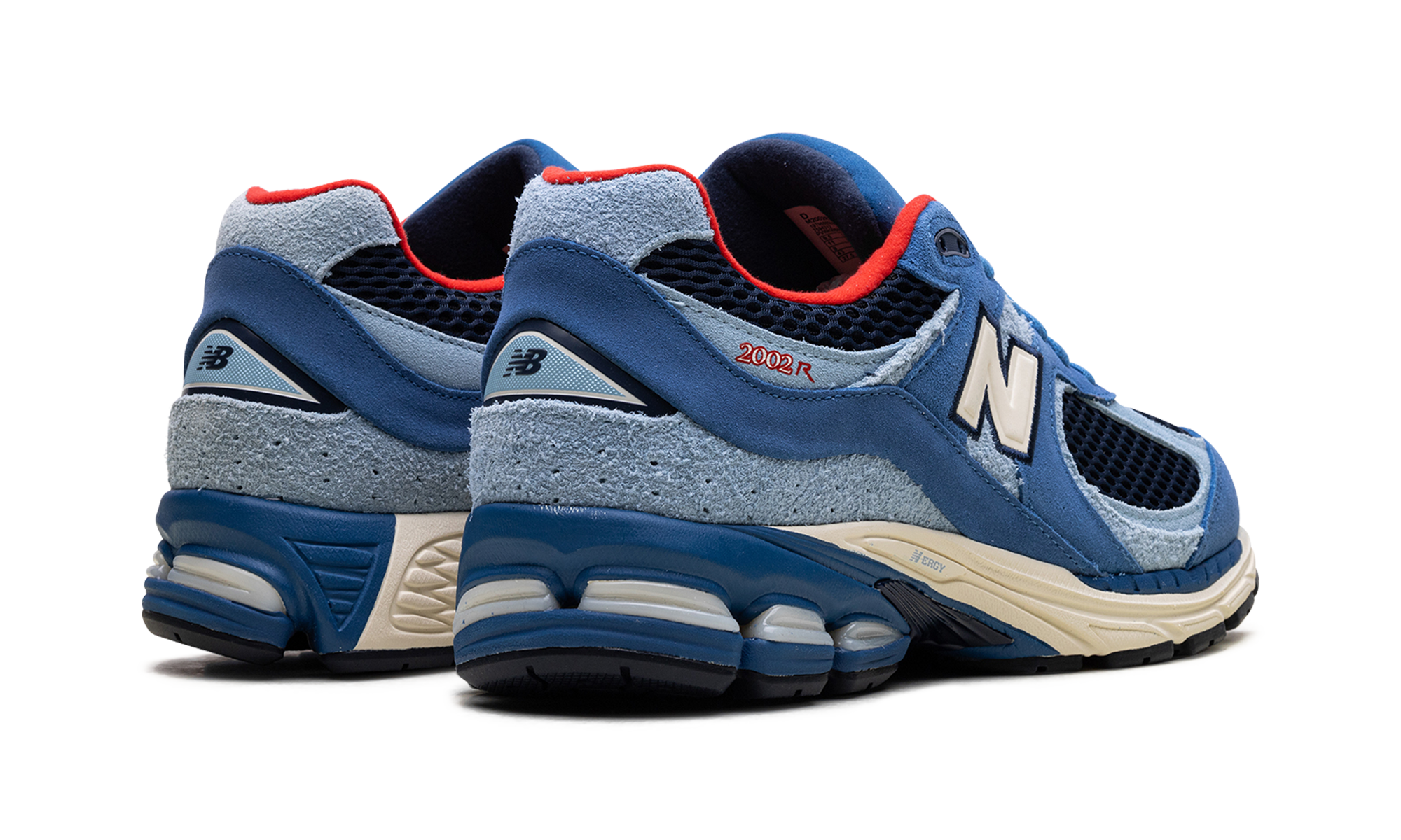 new balance 2002r shoe palace volcanic rocks blue+M2002RRM+diagnol right behind view