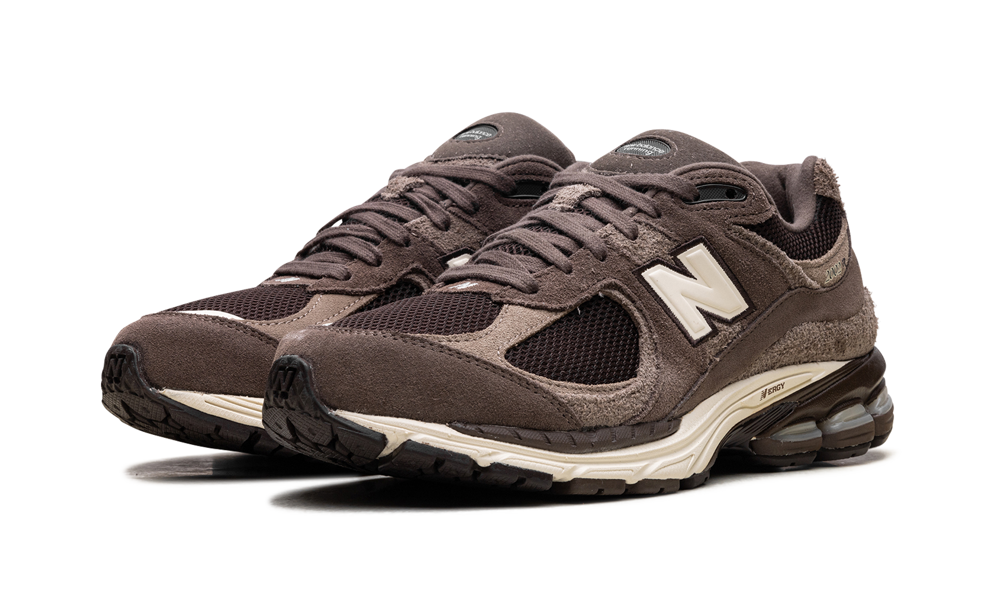 new balance 2002r shoe palace volcanic rocks brown+M2002RGM+diagnol left view