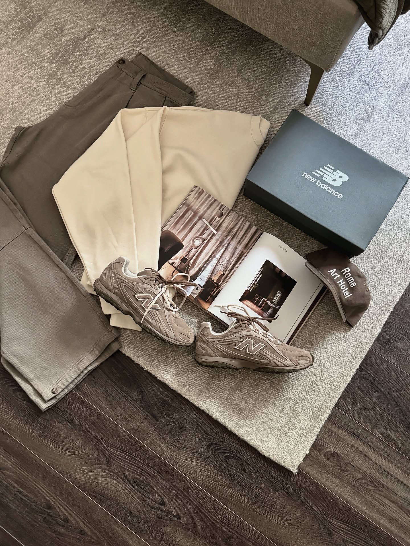 New Balance 204L Mushroom Arid Stone, Lifestyle View 4, SKU U204LMMA