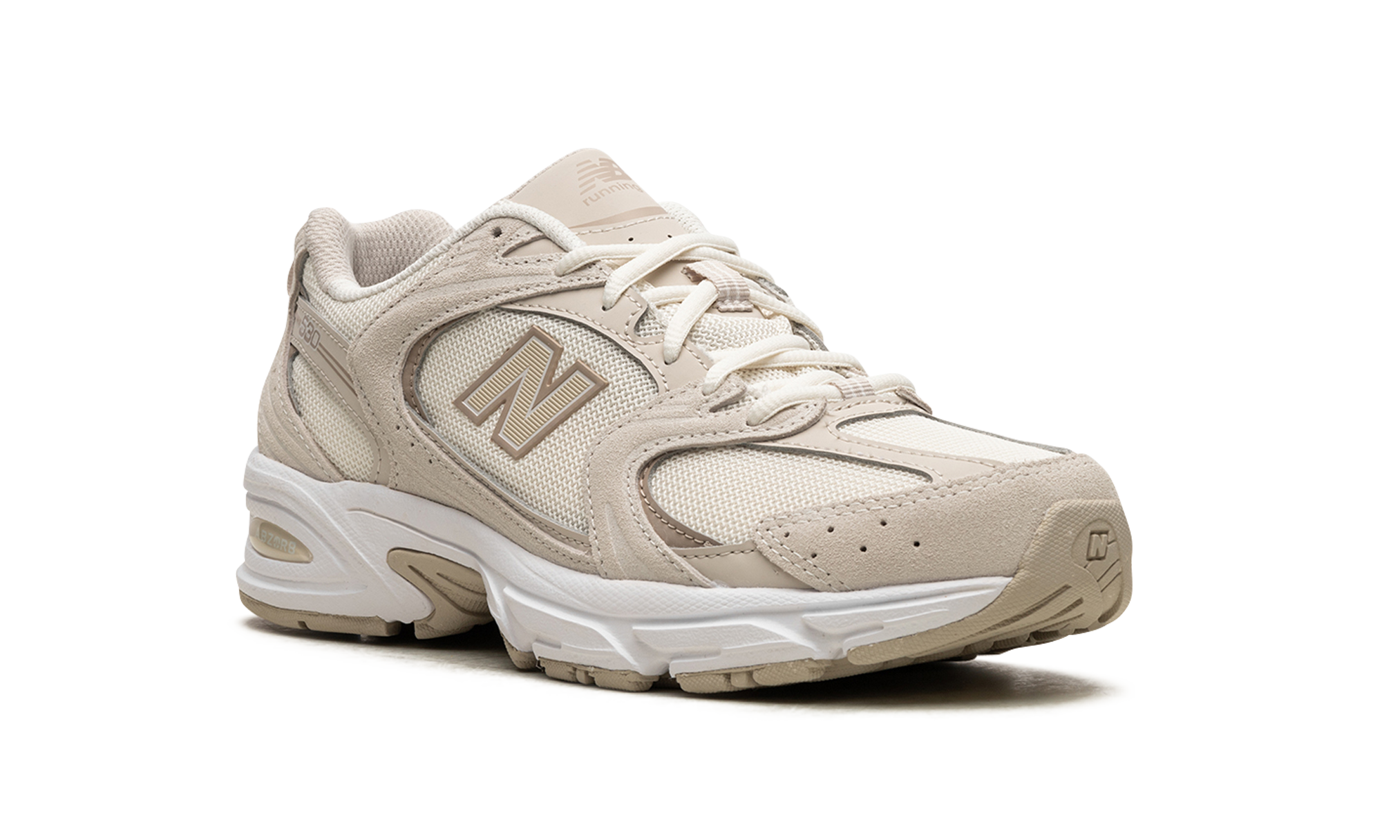 new balance 530 sea salt moonbeam+MR530OW+diagnol right view