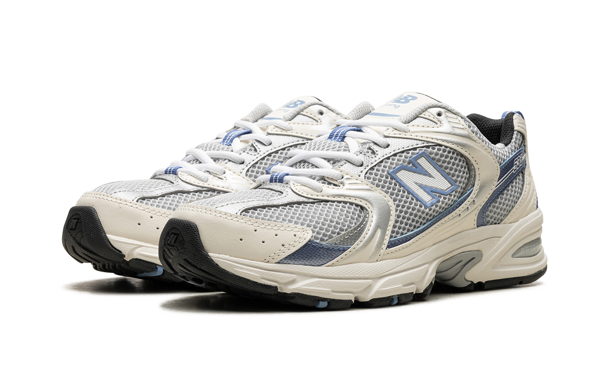 new balance 530 steel blue+MR530KC+diagnol left view