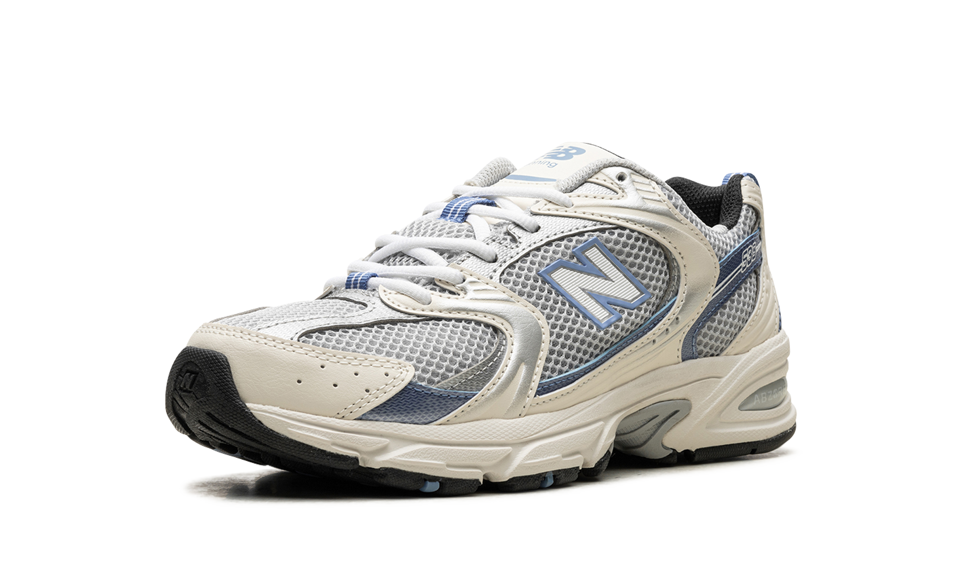new balance 530 steel blue+MR530KC+left diagnol single view