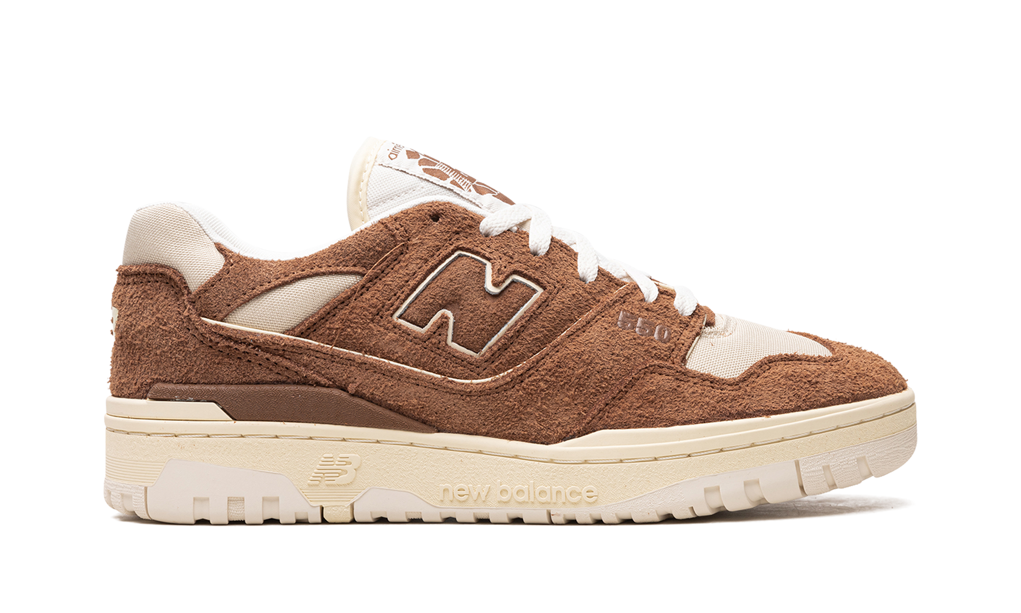 new balance 550 aime leon dore brown suede+BB550DB1+right view