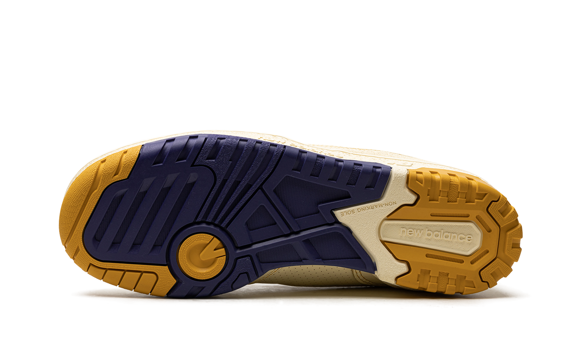 new balance 550 aime leon dore masaryk community gym yellow+BB550AX1+bottom view