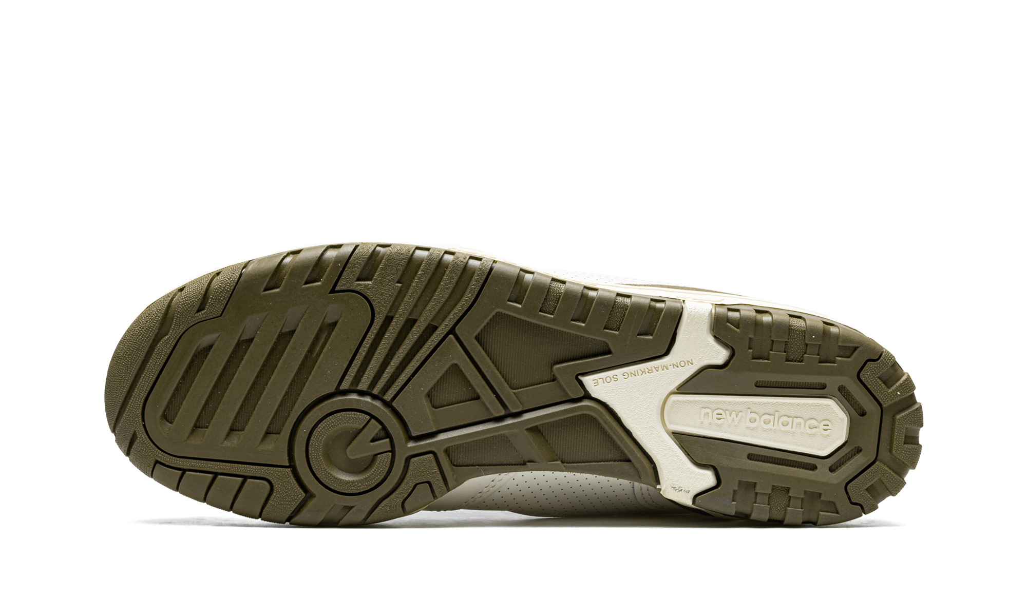 new balance 550 aime leon dore olive+BB550AD1+bottom view