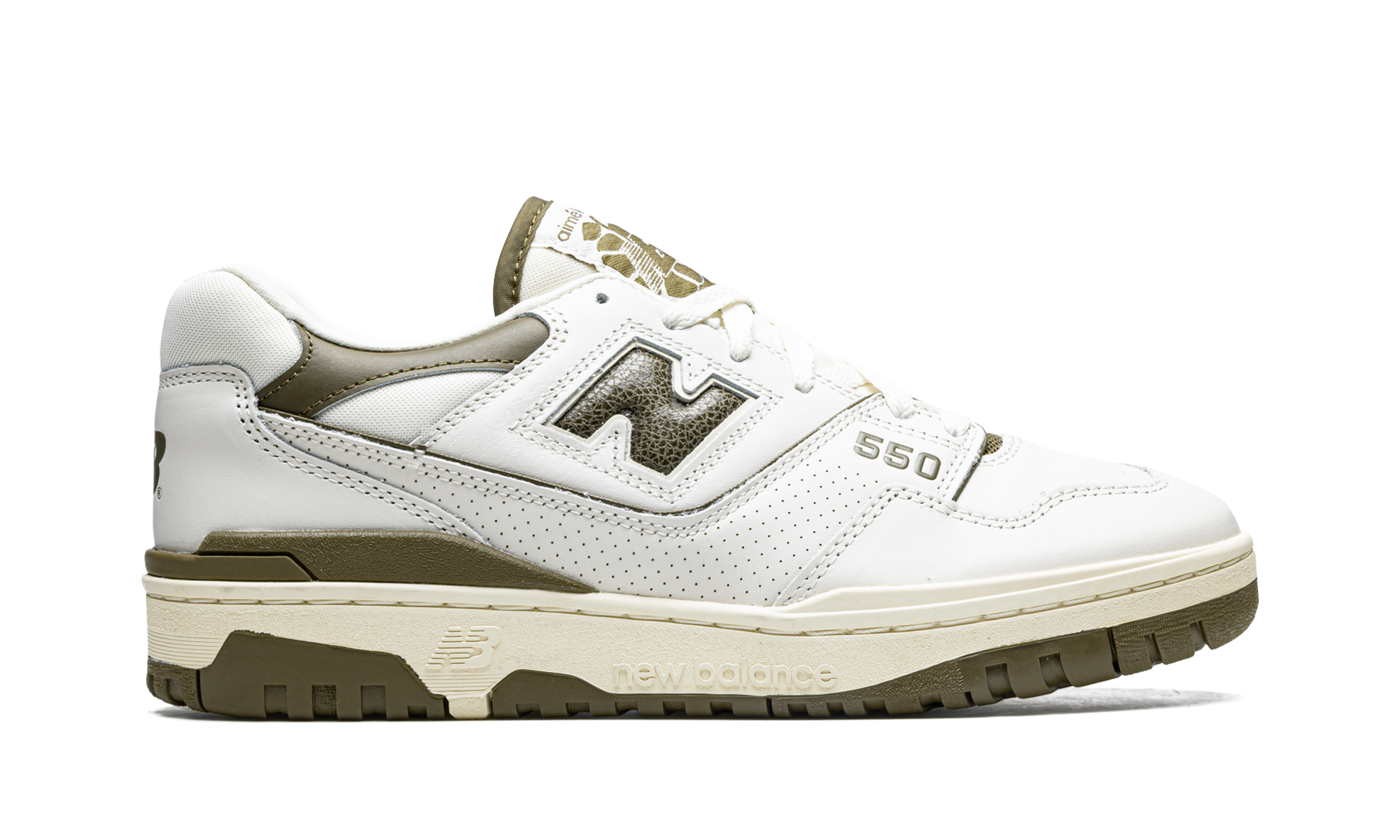 new balance 550 aime leon dore olive+BB550AD1+right view