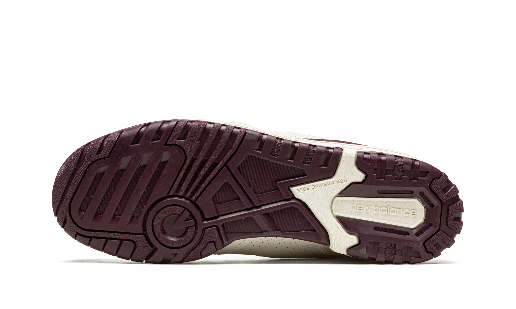 new balance 550 aime leon dore purple+BB550AR1+bottom view