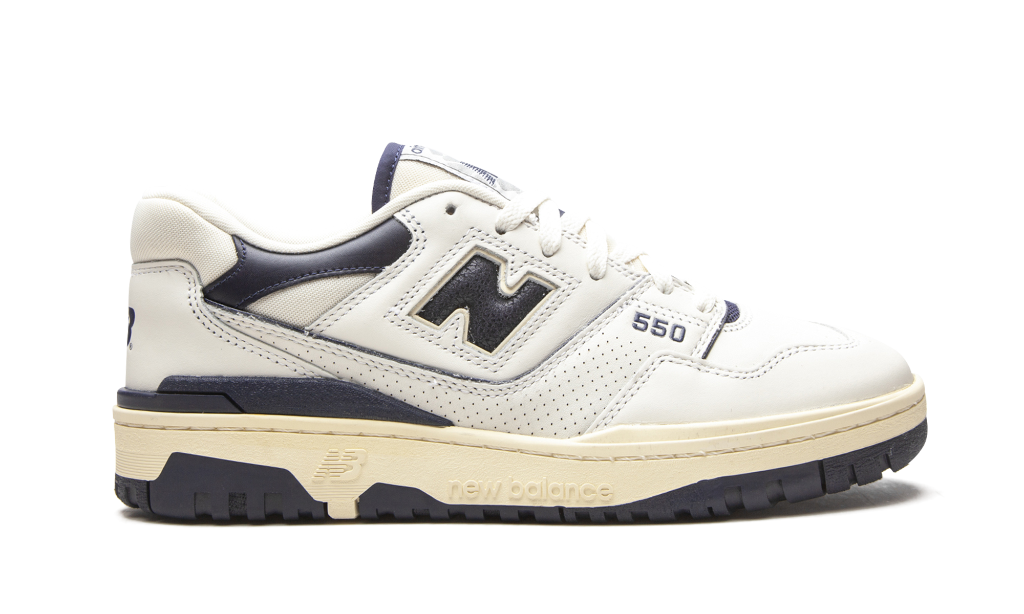 new balance 550 aime leon dore white navy+BB550ALF+right view