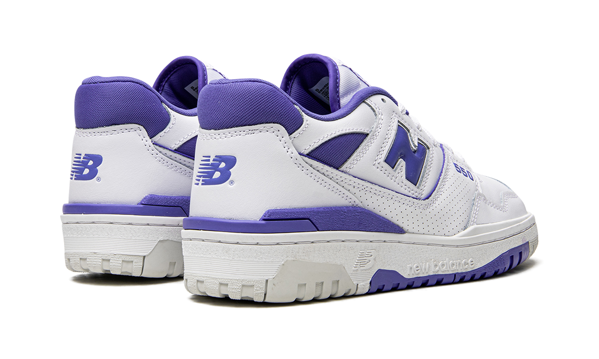 new balance 550 aura purple women s+BBW550WB+diagnol right behind view