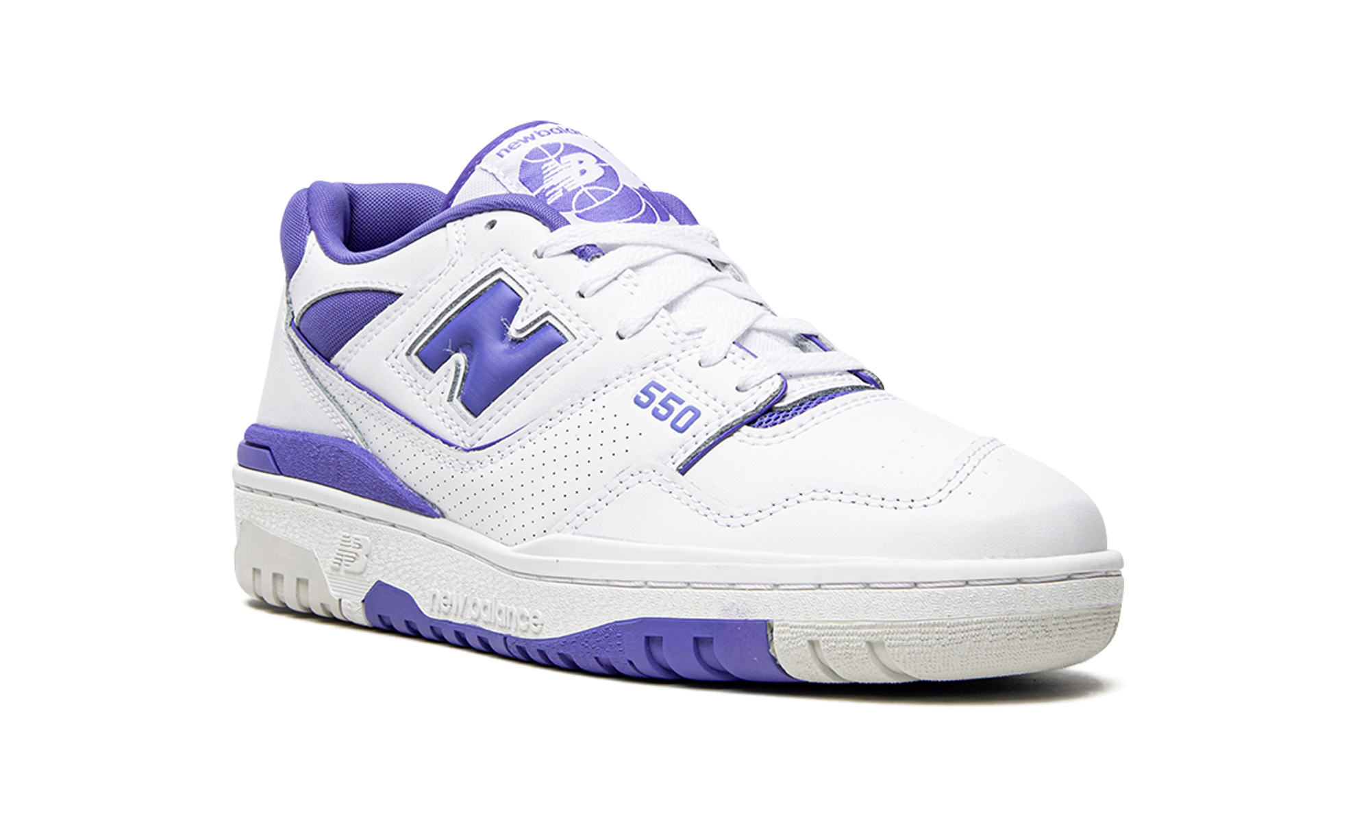 new balance 550 aura purple women s+BBW550WB+diagnol right view