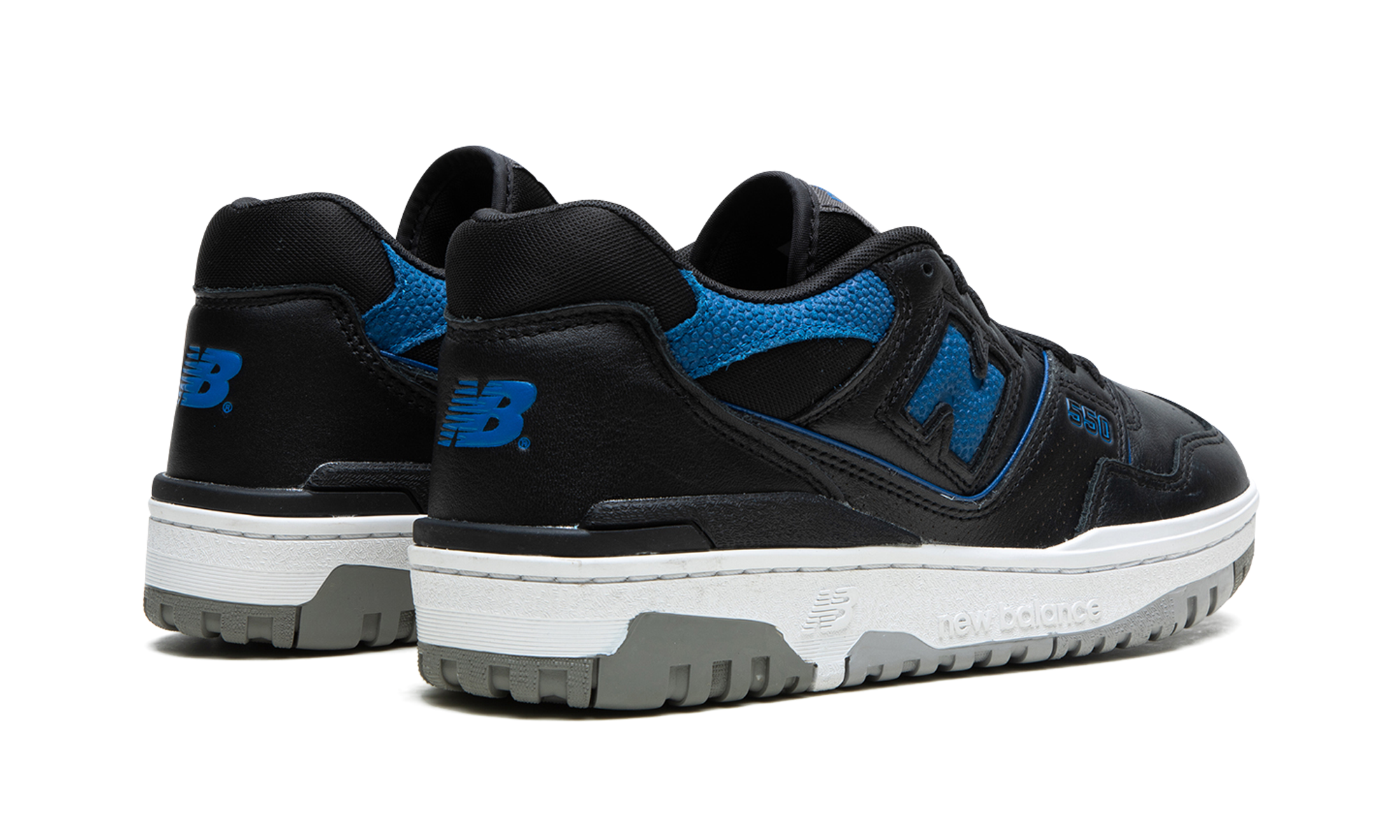 new balance 550 black blue groove+BB550PLB+diagnol right behind view