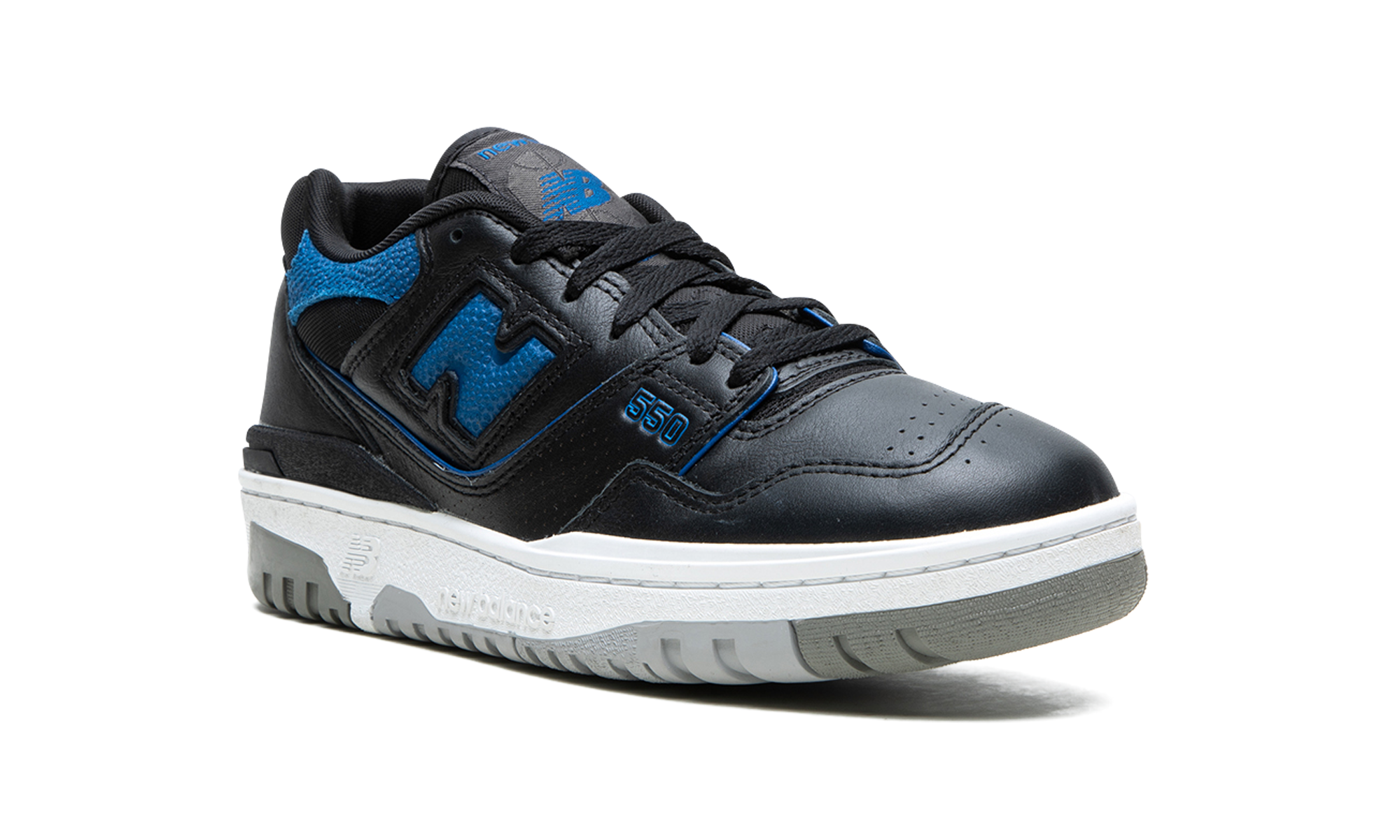 new balance 550 black blue groove+BB550PLB+diagnol right view