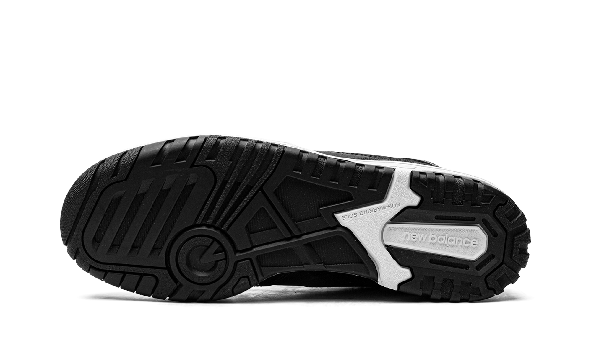 new balance 550 black white+BB550SV1+bottom view