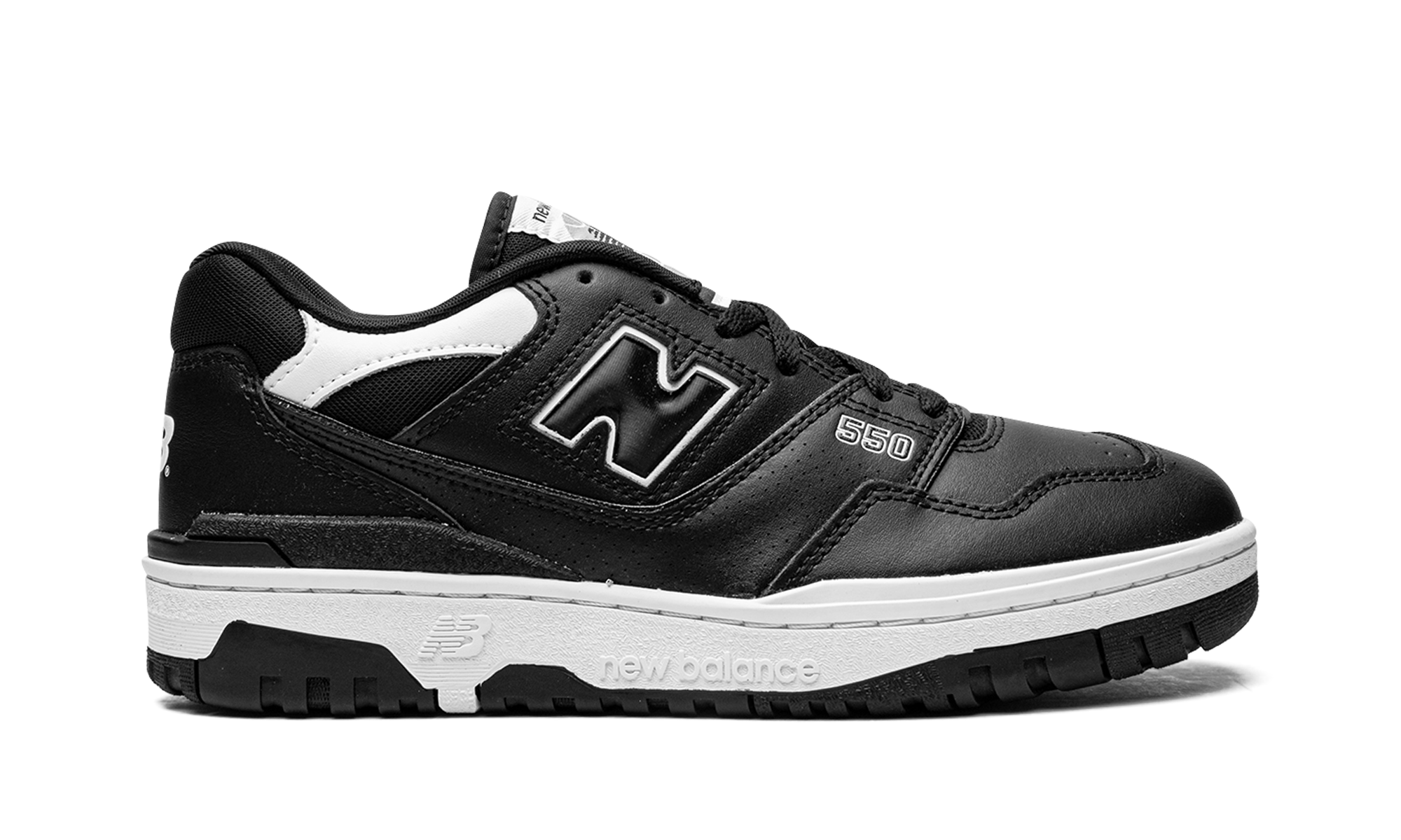 new balance 550 black white+BB550SV1+right view
