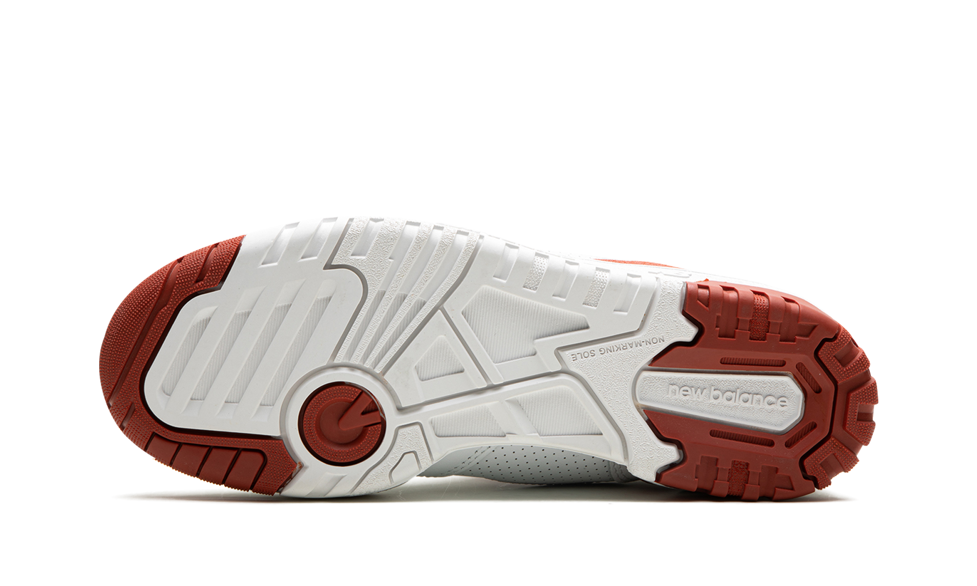 new balance 550 brick red women s+BBW550BR+bottom view