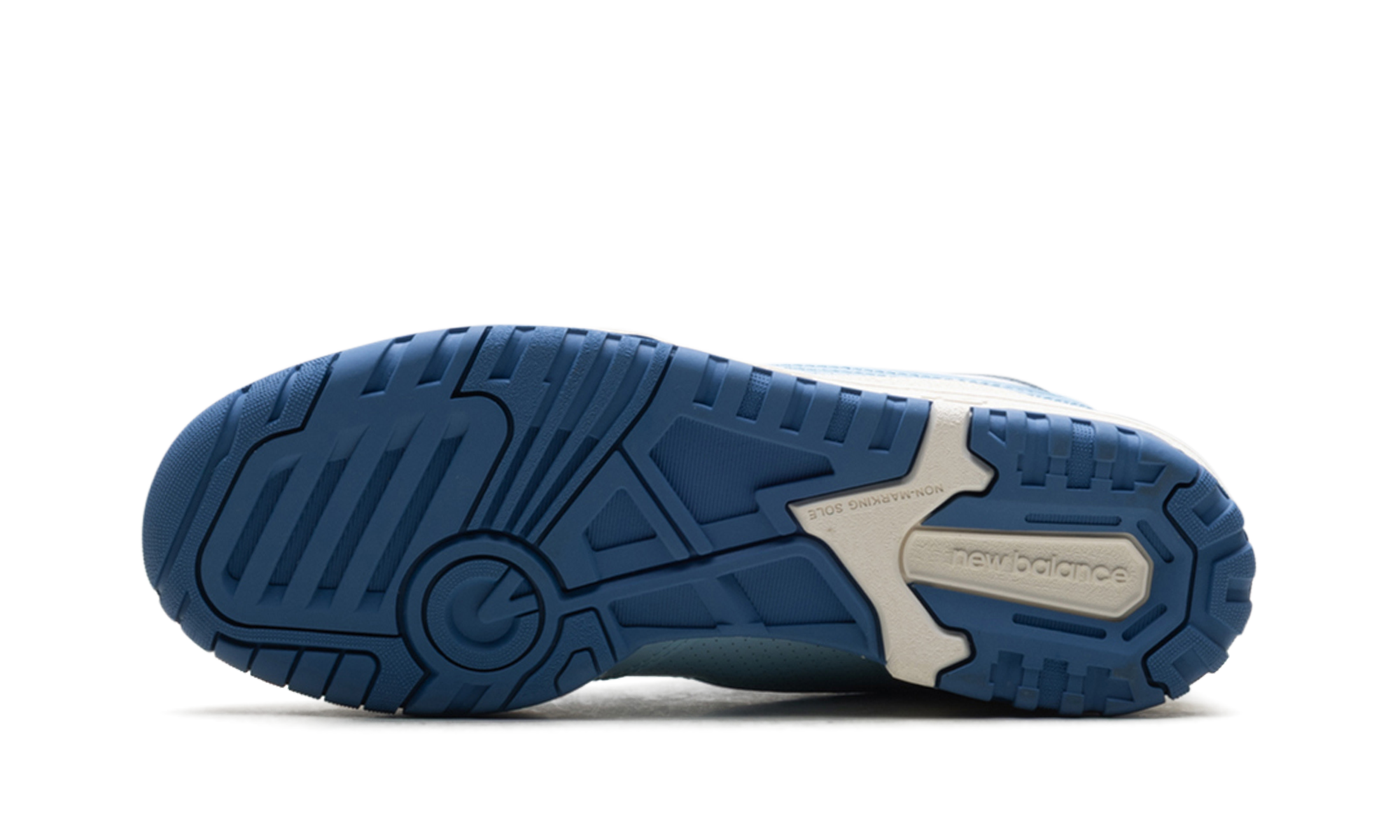 new balance 550 chrome blue patent+BB550YKE+bottom view