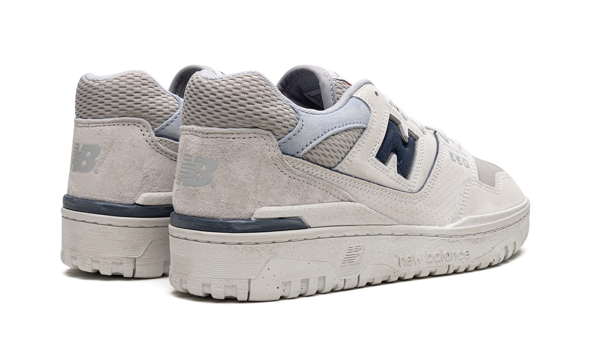 new balance 550 grey day 2023+BB550GD1+diagnol right behind view