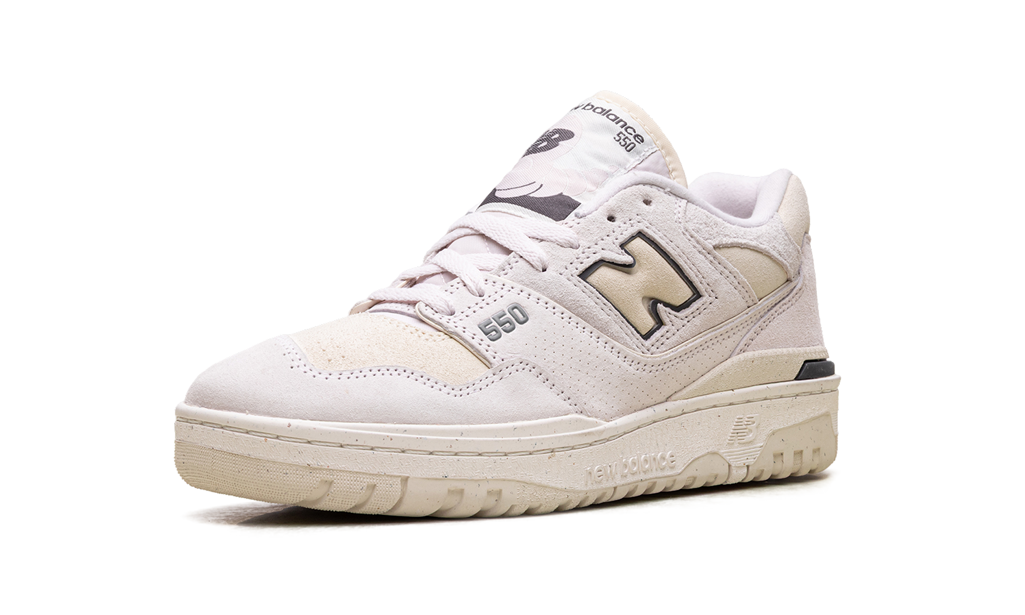 new balance 550 linen pink granite women s+BBW550RC+left diagnol single view