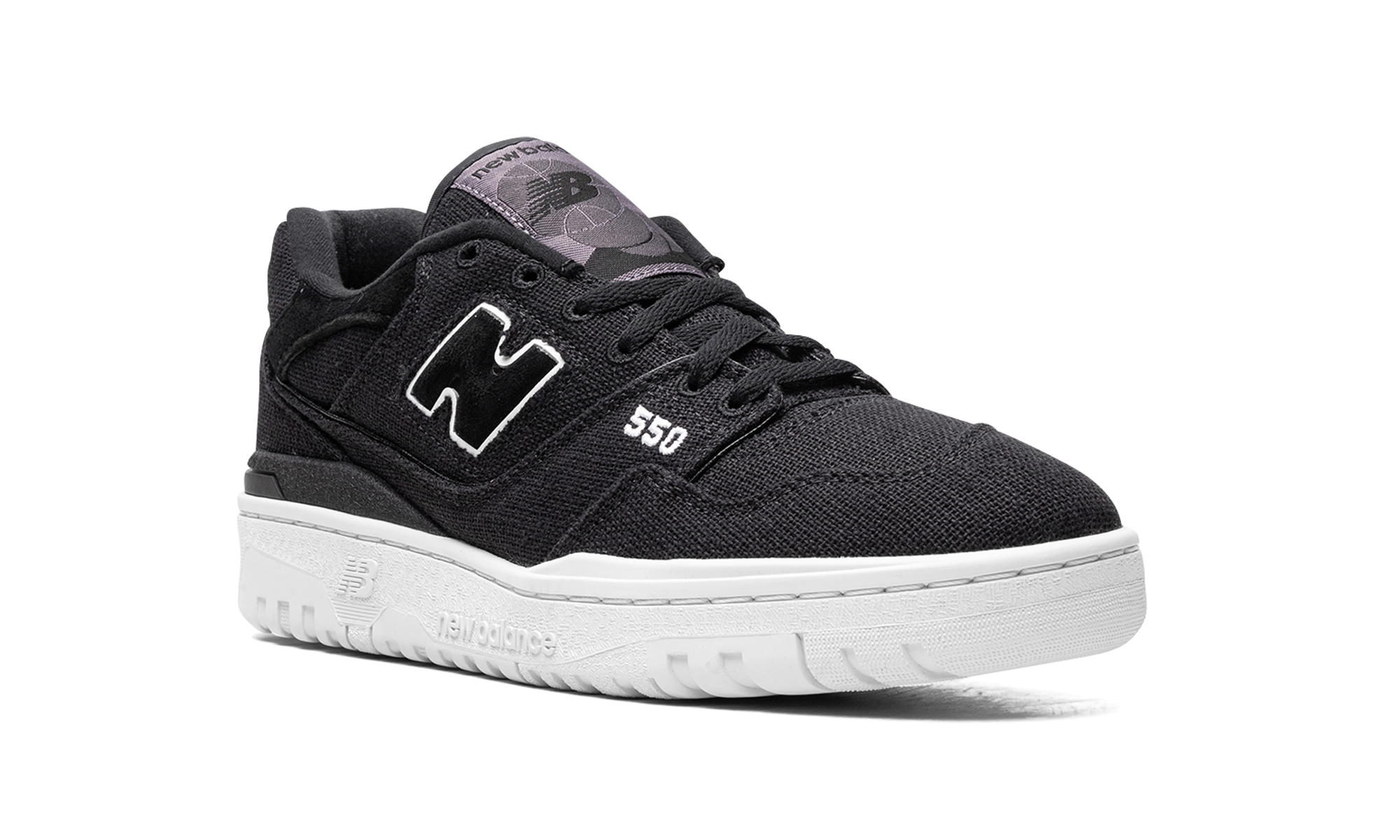 new balance 550 magnet black white+BB550MDB+diagnol right view