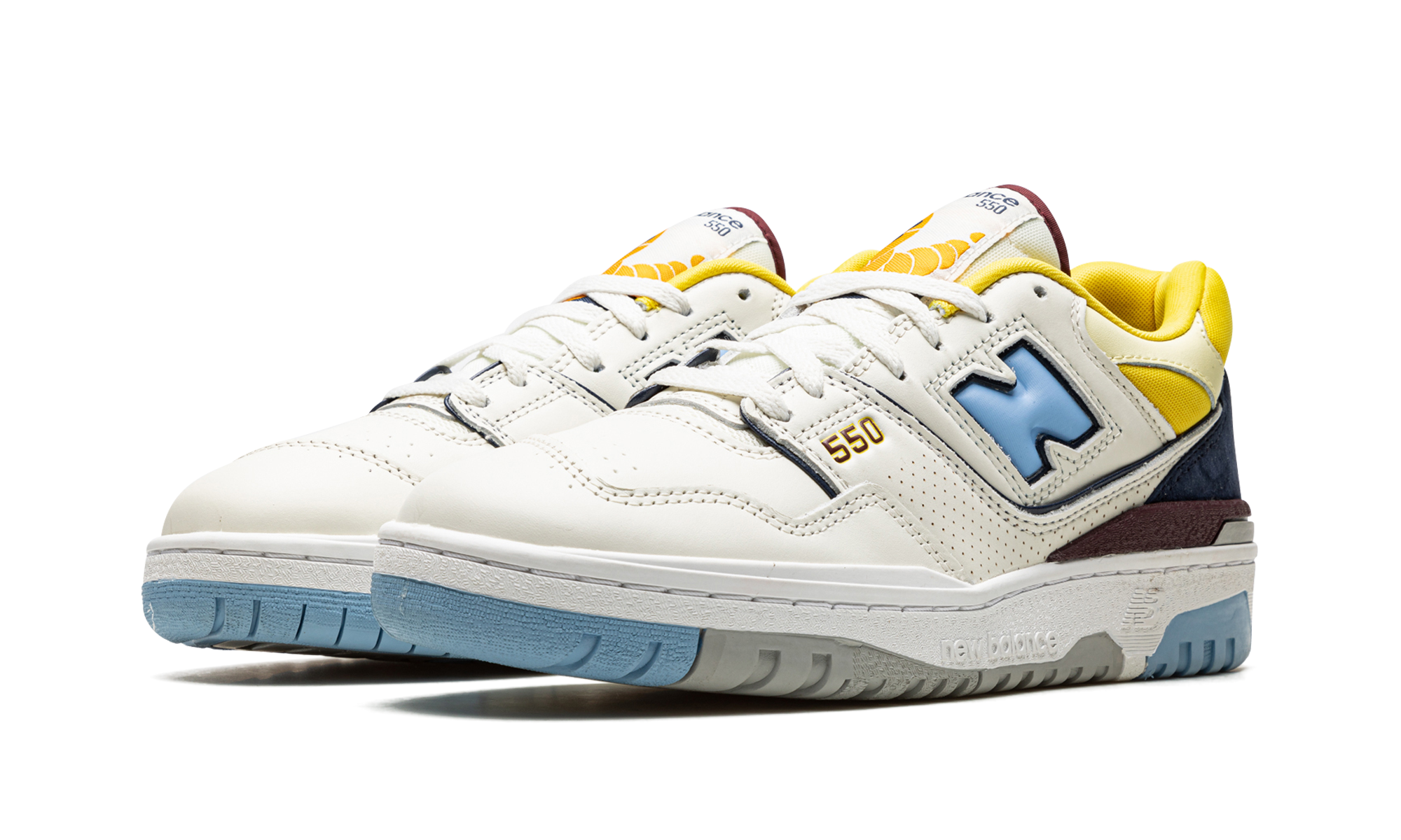 new balance 550 marquette+BB550NCF+diagnol left view