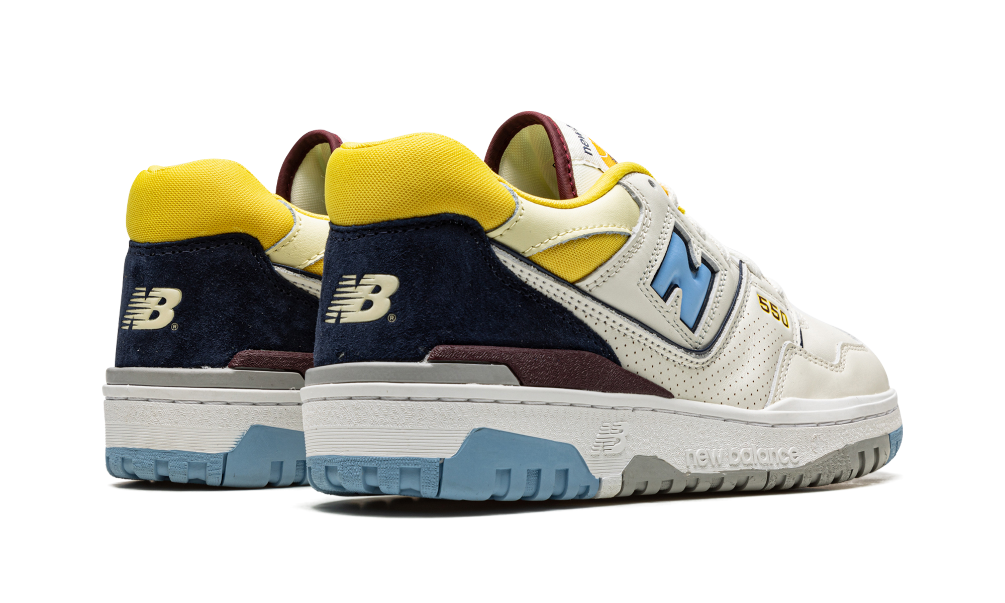 new balance 550 marquette+BB550NCF+diagnol right behind view
