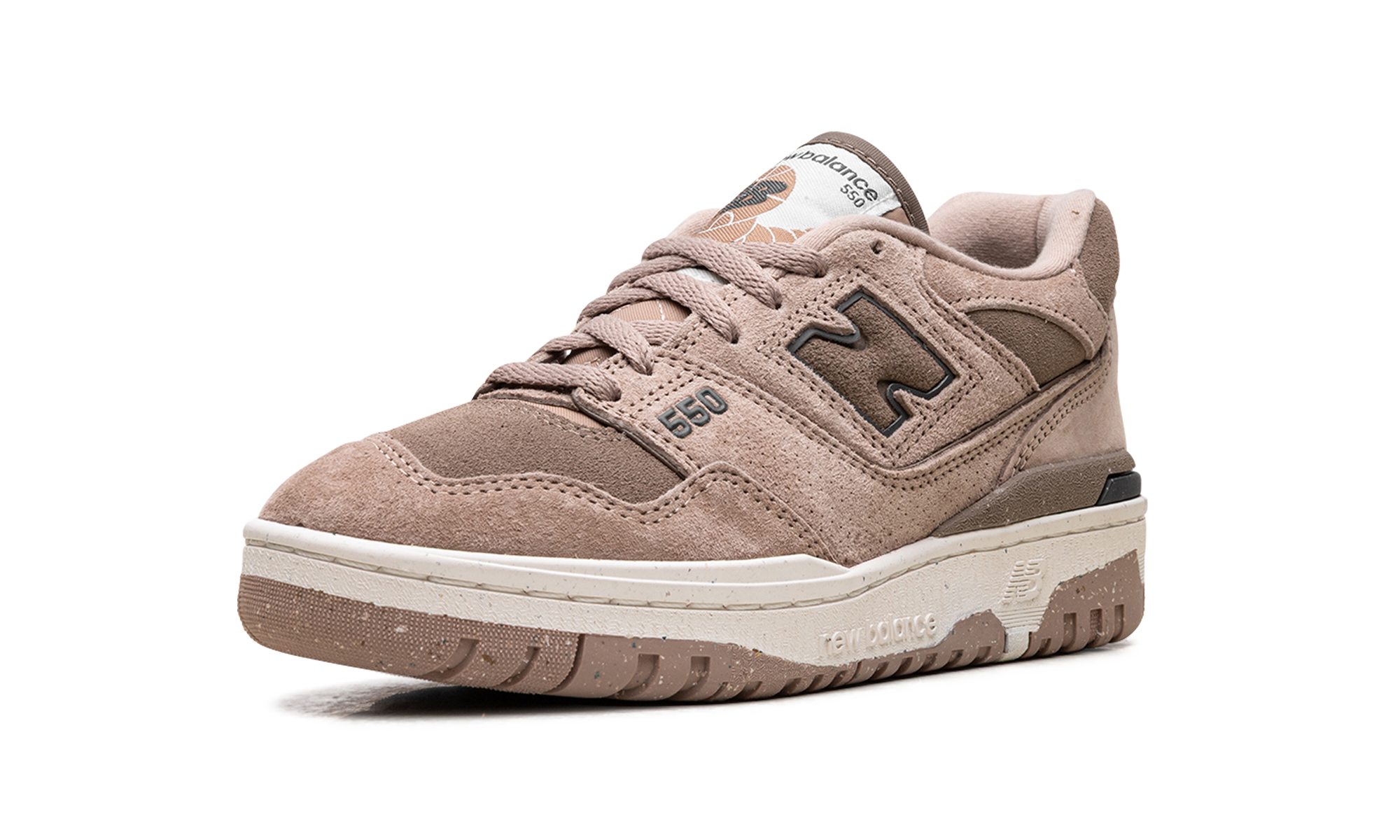 new balance 550 mushroom women s+BBW550RD+left diagnol single view