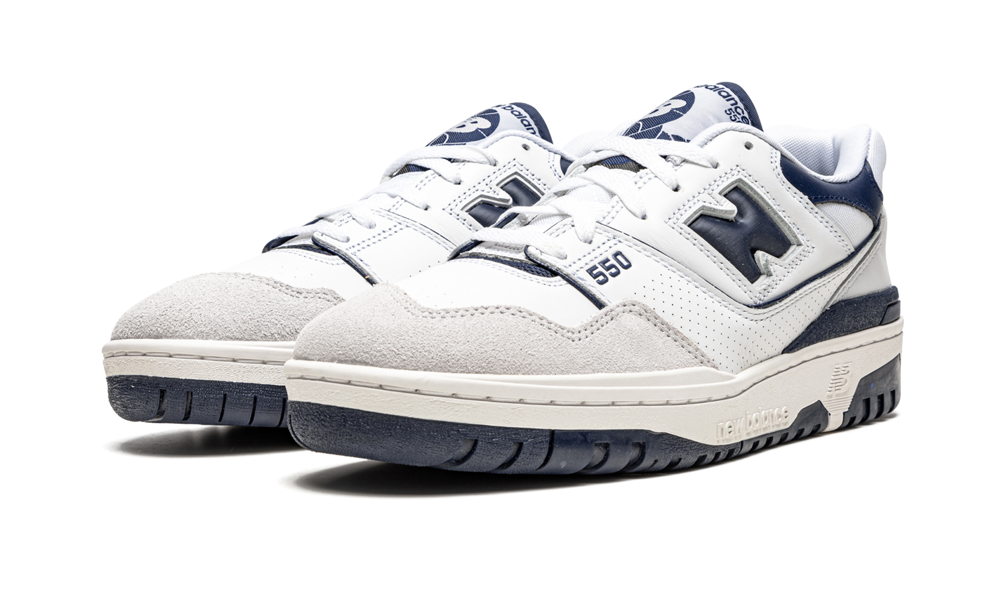new balance 550 navy blue+BB550WA1+diagnol left view