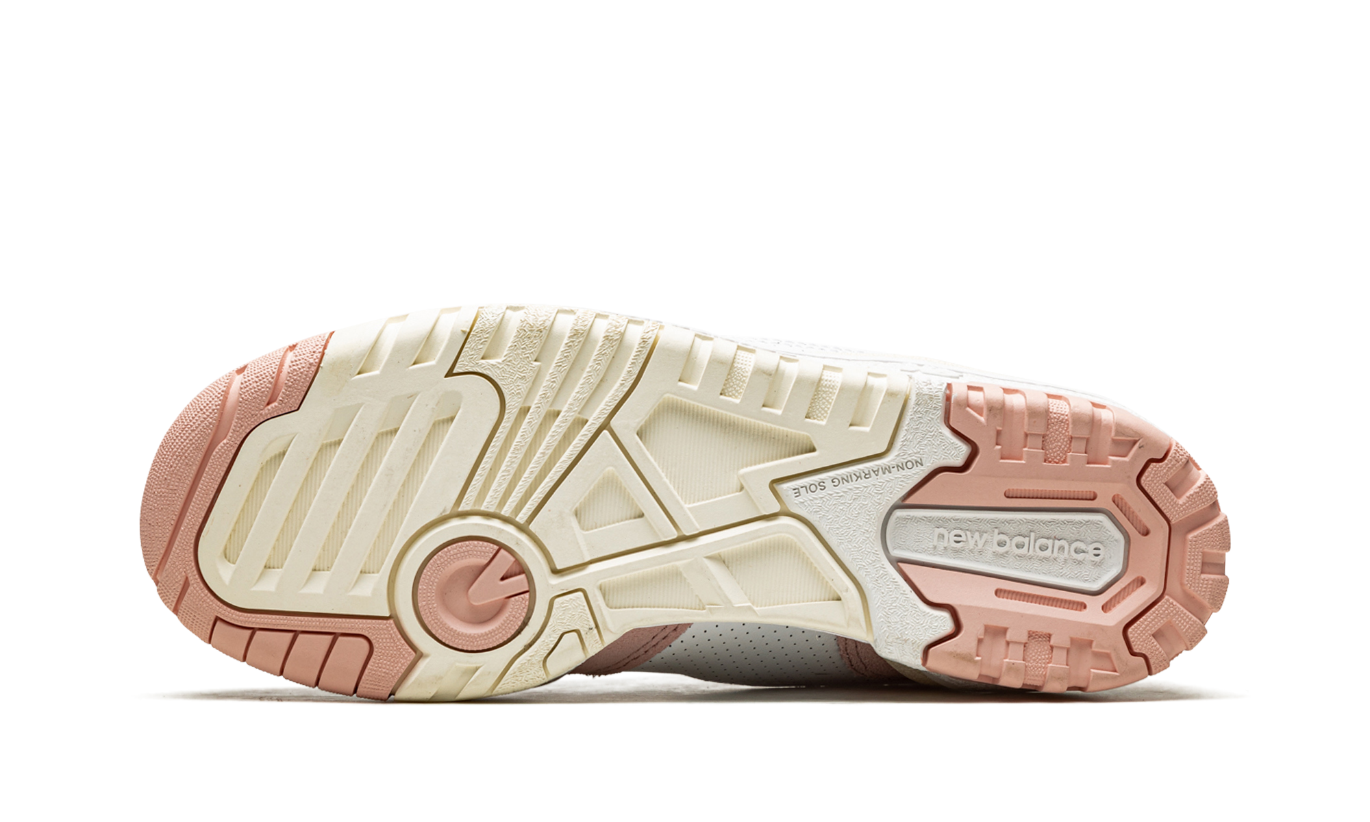 new balance 550 pink sand sea salt women s+BBW550CD+bottom view