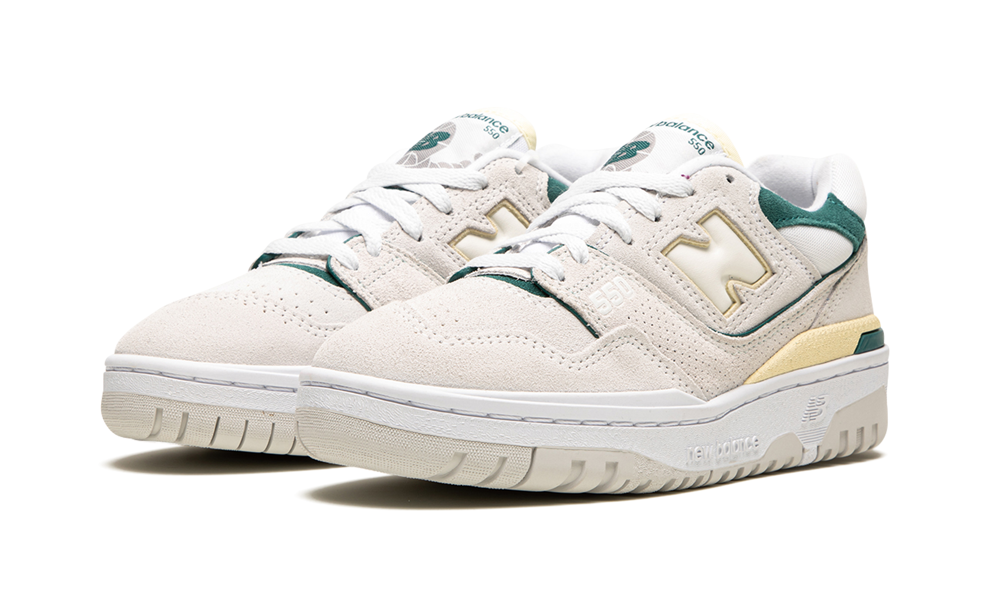 new balance 550 reflection vintage teal women s+BBW550AA+diagnol left view