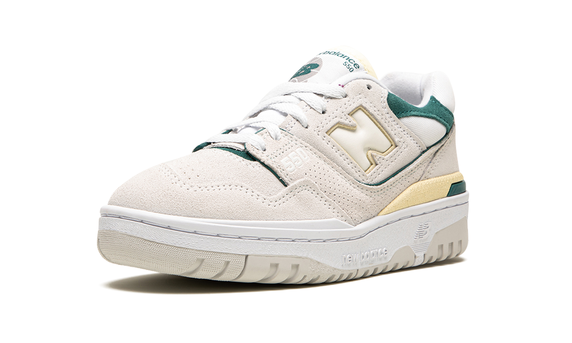 new balance 550 reflection vintage teal women s+BBW550AA+left diagnol single view