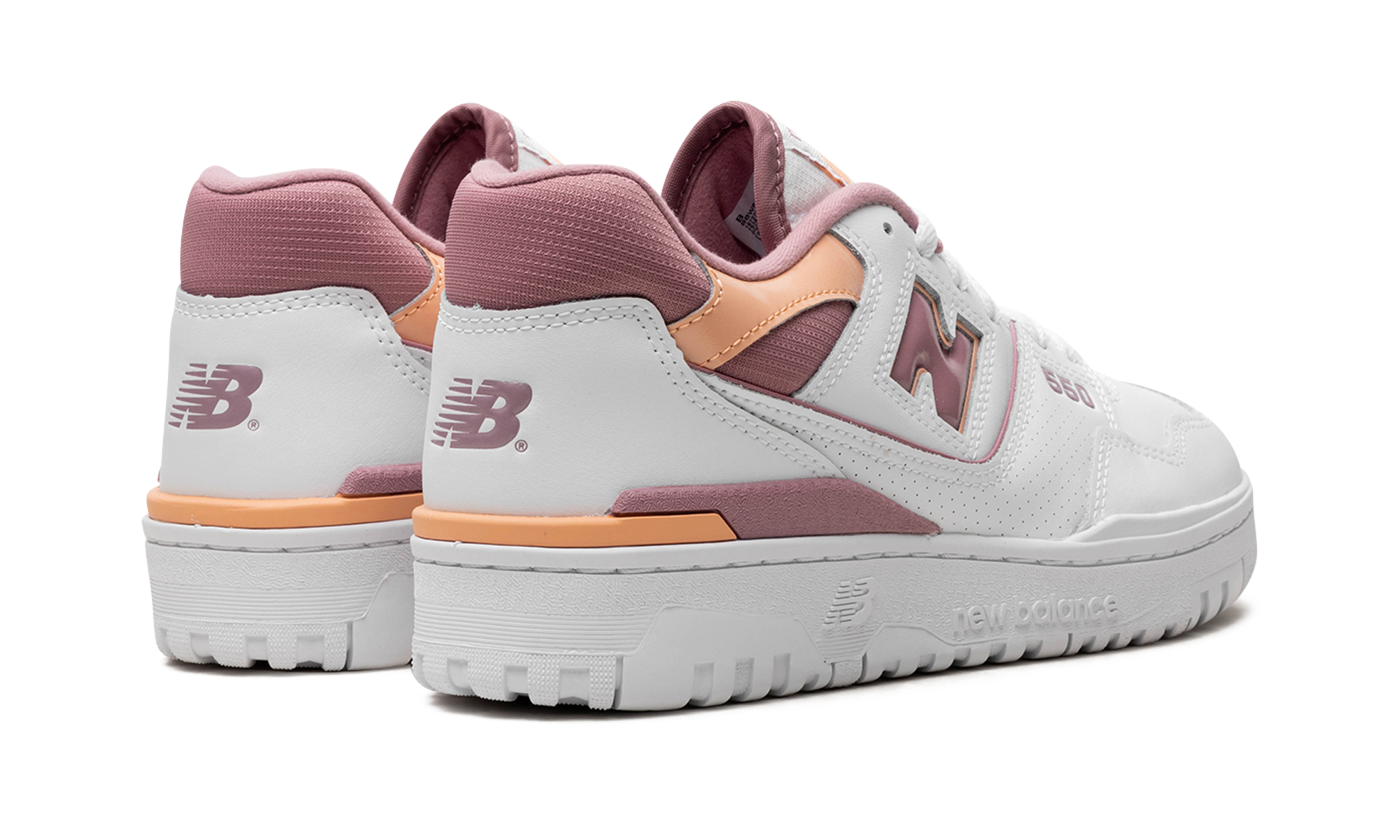 new balance 550 rosewood hazy peach women s+BBW550EA+bottom view
