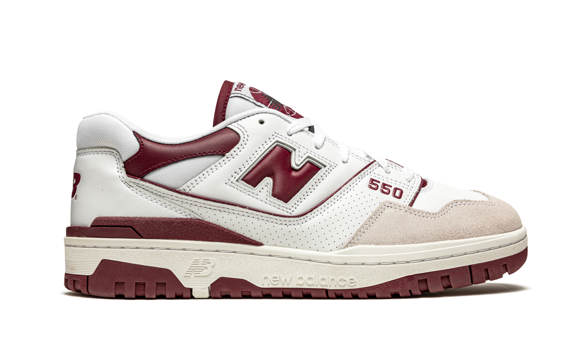 new balance 550 sea salt burgundy+BB550LI1+right view