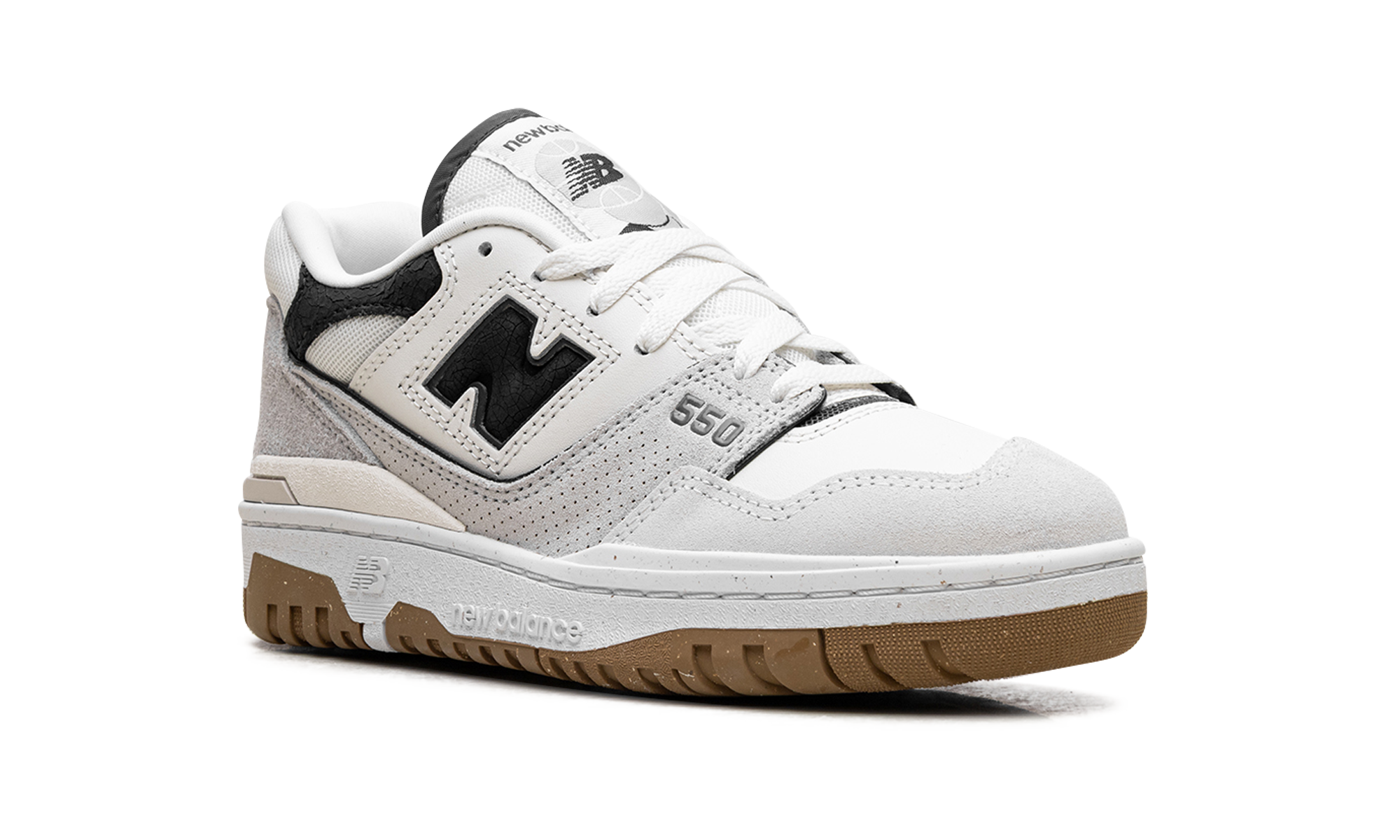 new balance 550 sea salt grey matter women s+BBW550TA+diagnol right view
